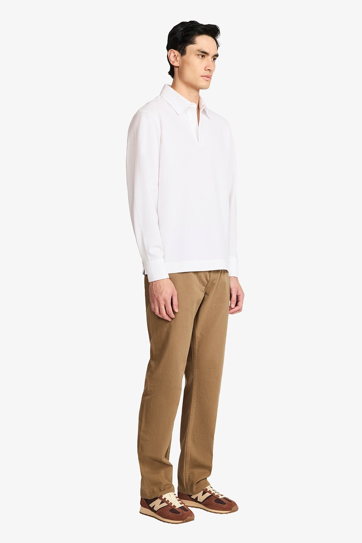 Anthony Squires Raffa Knitted Polo (White)