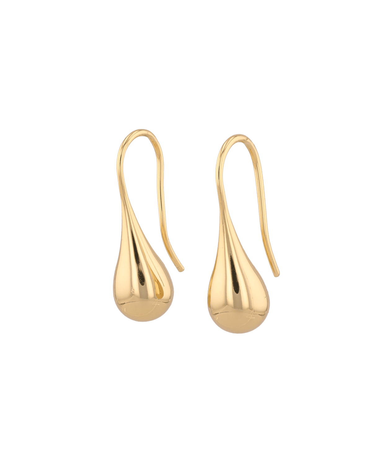 LAVANA Raindrop Hook Gold Drop Earrings