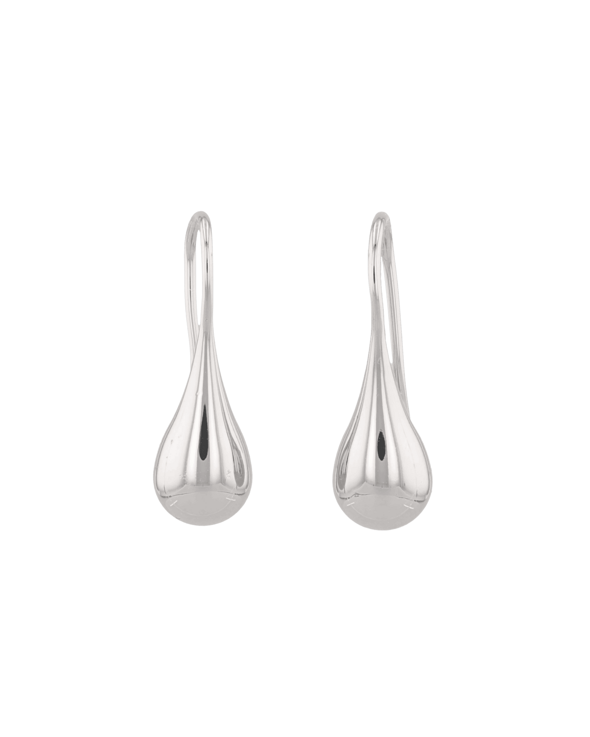 LAVANA Raindrop Hook Silver Drop Earrings