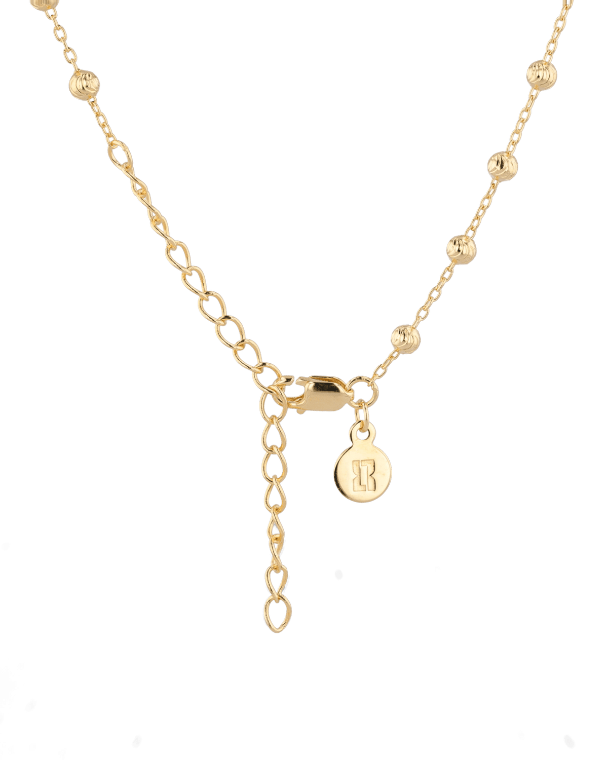 LAVANA Raleigh Gold Station Chain Necklace