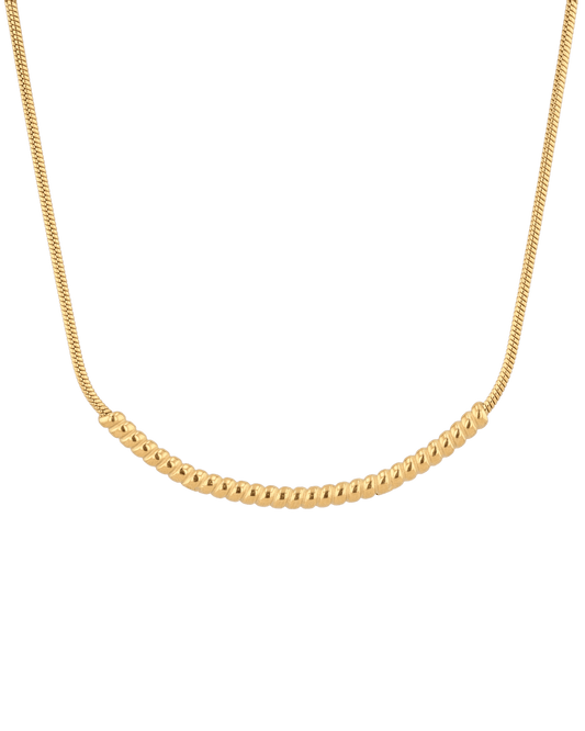 Image of Necklaces. Product name - Reflection Gold Chain Necklace in colour by brand - LAVANA