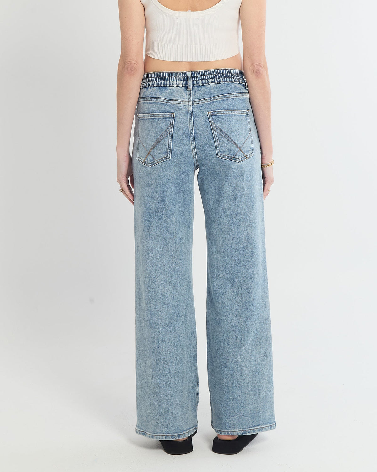 Soon Maternity Relaxed Wide Leg Jeans