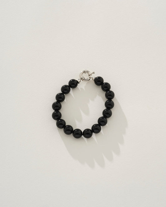 Image of Bracelets. Product name - Tuscany Bracelet in Black in colour by brand - Reliquia Jewellery