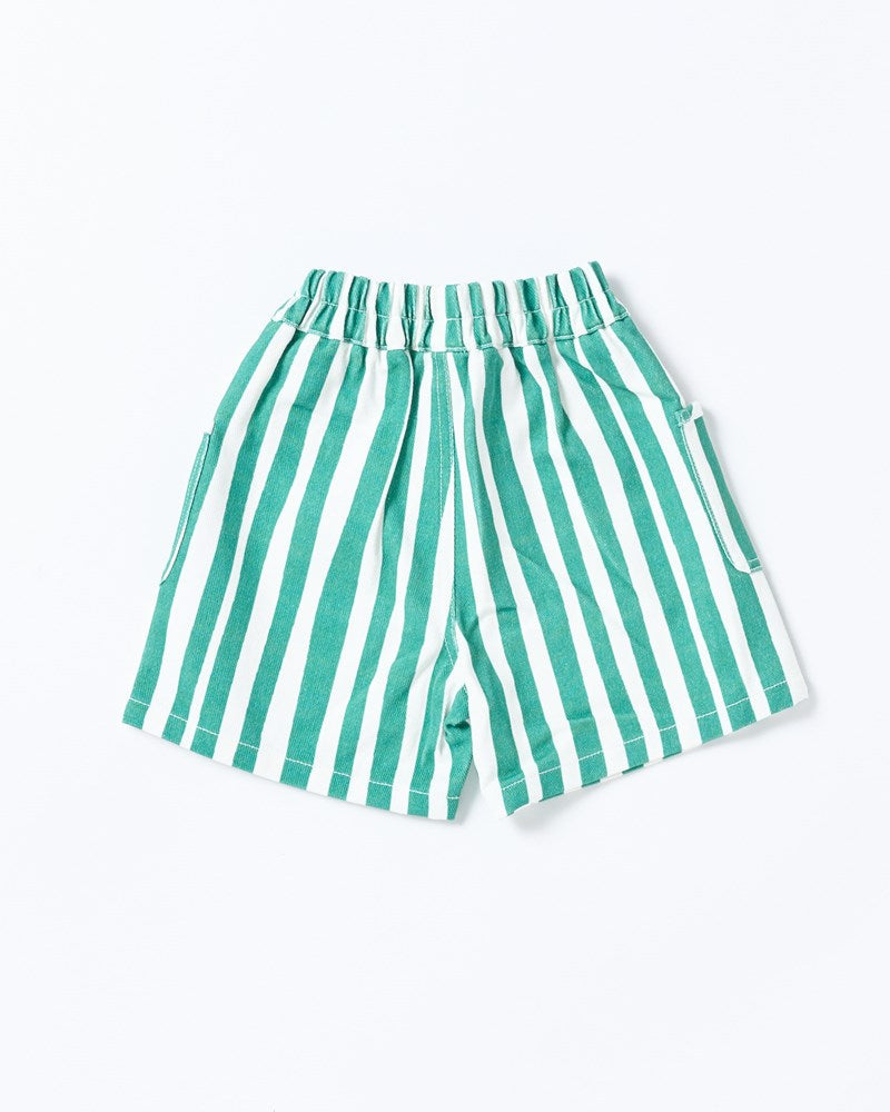 Walnut Melbourne Remy Short (Green Stripe)