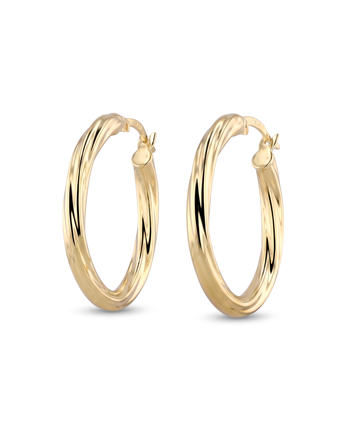 LAVANA Rhythm Gold Hoop Earrings