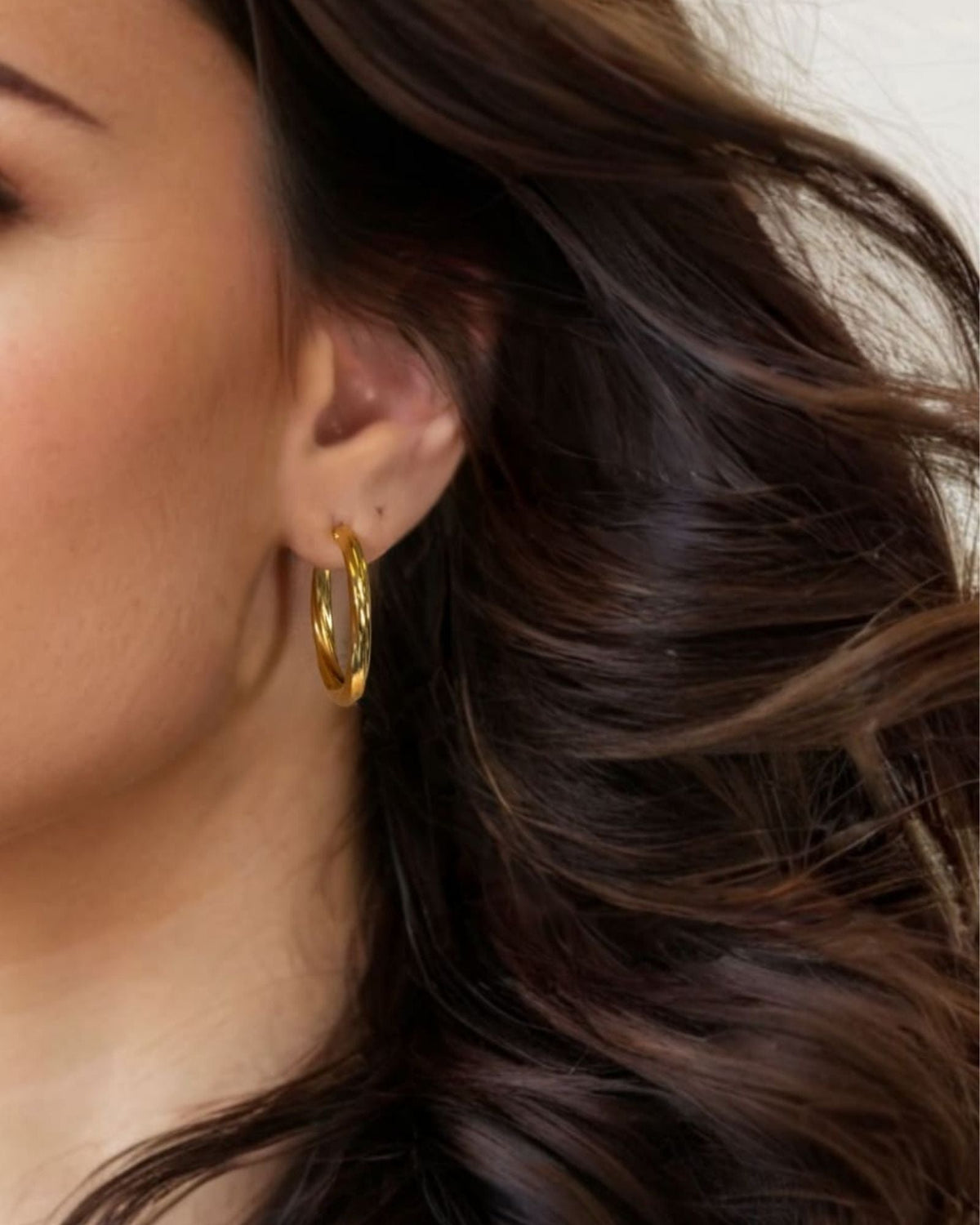 LAVANA Rhythm Gold Hoop Earrings