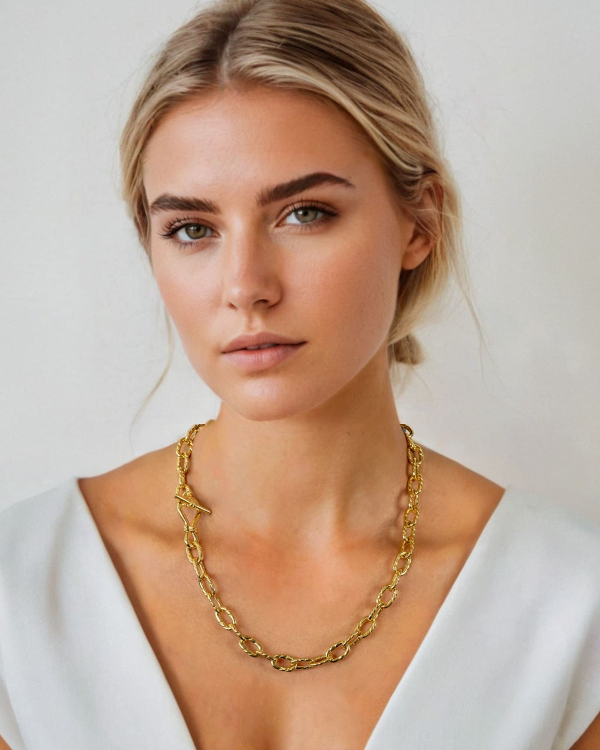 LAVANA Riviera Silver Link Necklace
