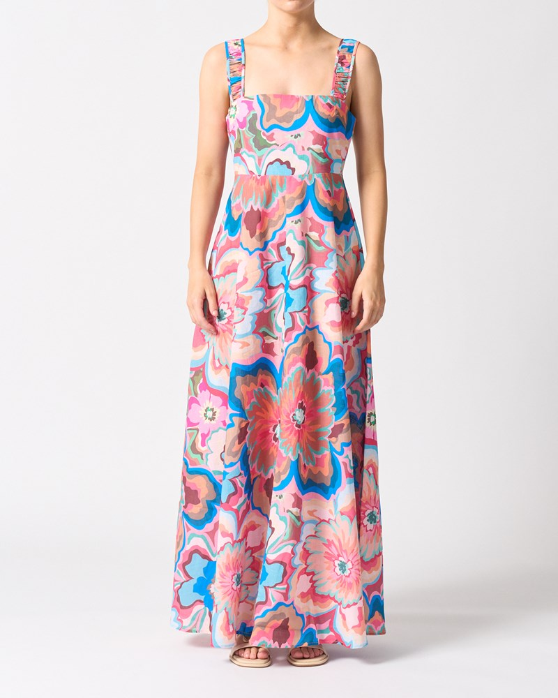 Image of Dresses. Productname: Walnut Melbourne Roma Dress in Bomba Di Fiori colour by brand - Walnut Melbourne