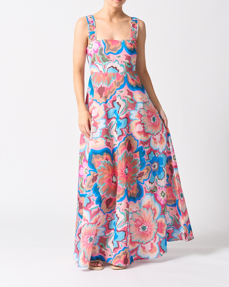 Walnut Melbourne Roma Dress (Bomba Di Fiori)
