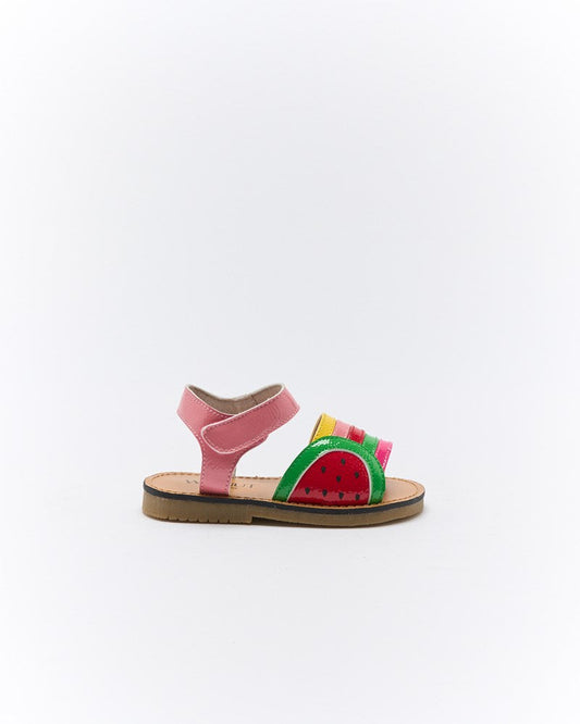 Image of Sandals. Productname: Walnut Melbourne Rosa Sandal in Watermelon colour by brand - Walnut Melbourne