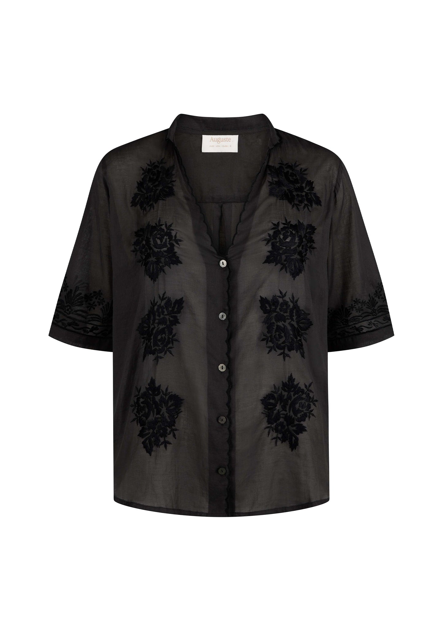 Auguste The Label Rosalie Blouse | Pre Order - Buy Now (Black)