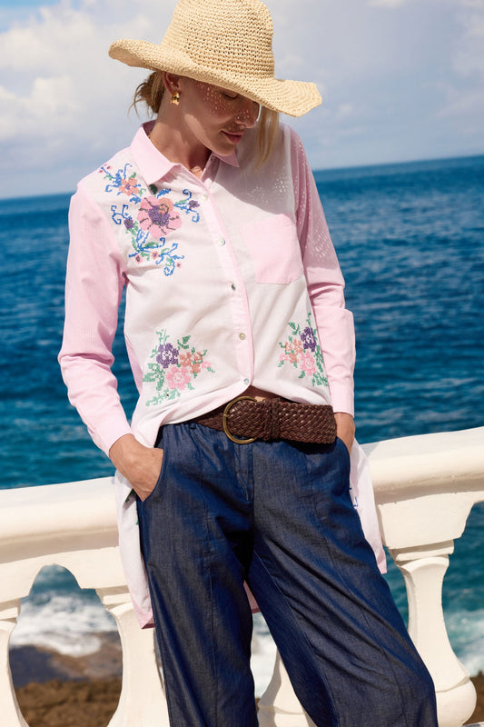Image of Shirts. Product name - PRE SALE | Rubyyaya Lara Shirtmaker Pink in Pink colour by brand - Rubyyaya