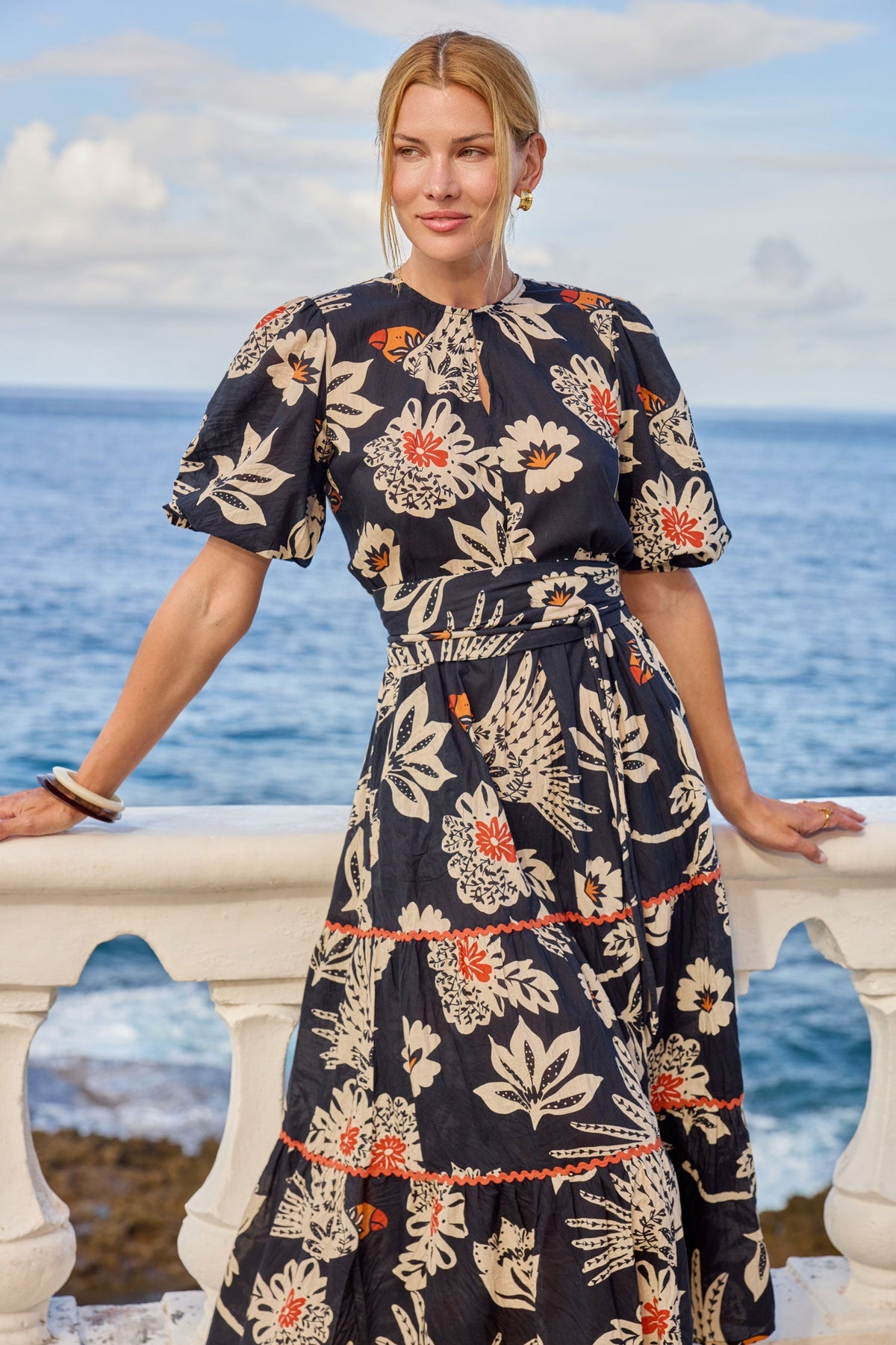 Image of Dresses. Product name - Rubyyaya Tucan Maxi Black in Black colour by brand - Rubyyaya