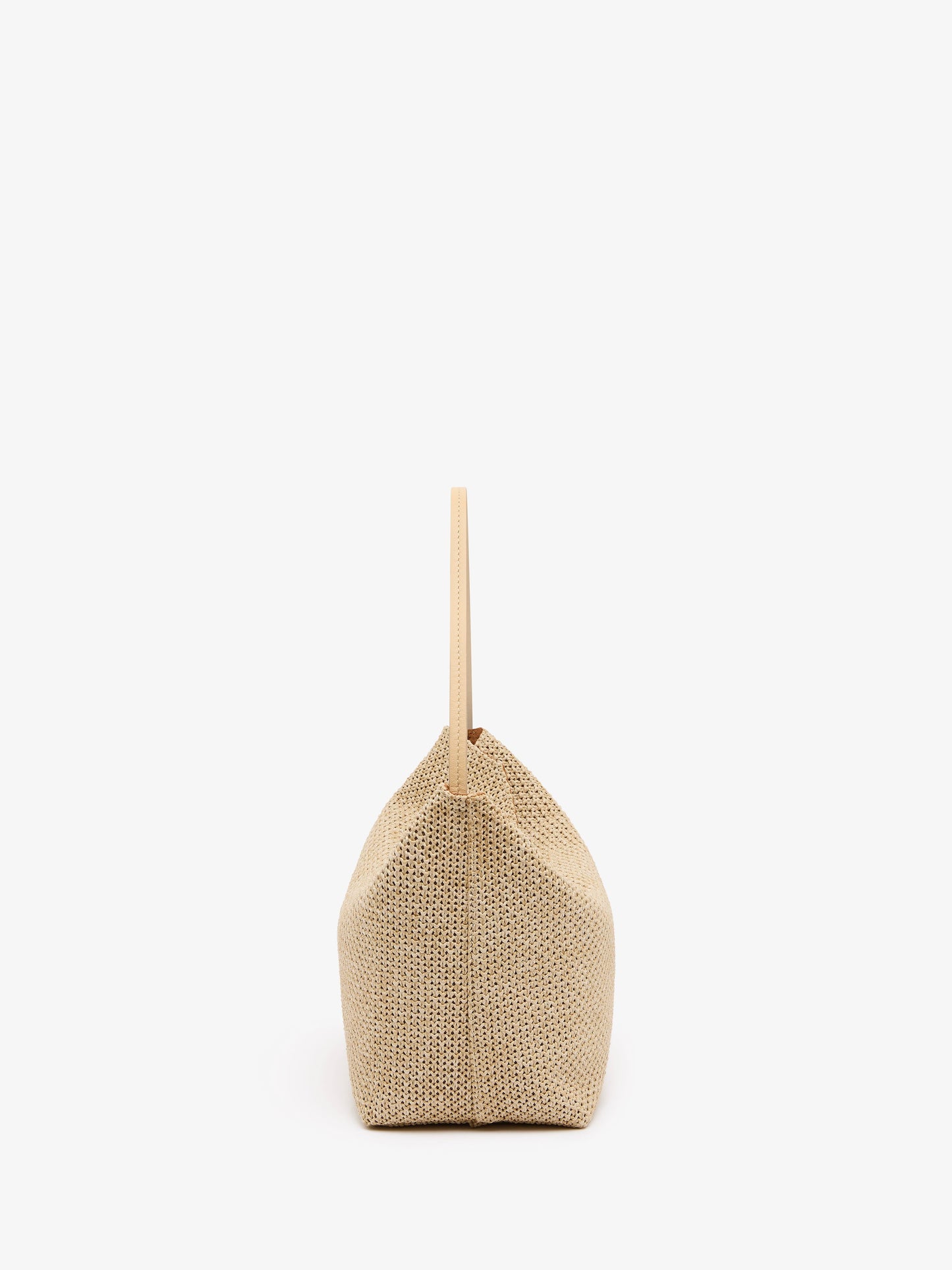 CHRISTOPHER ESBER Turnlock Raffia Shoulder Bag (Natural)