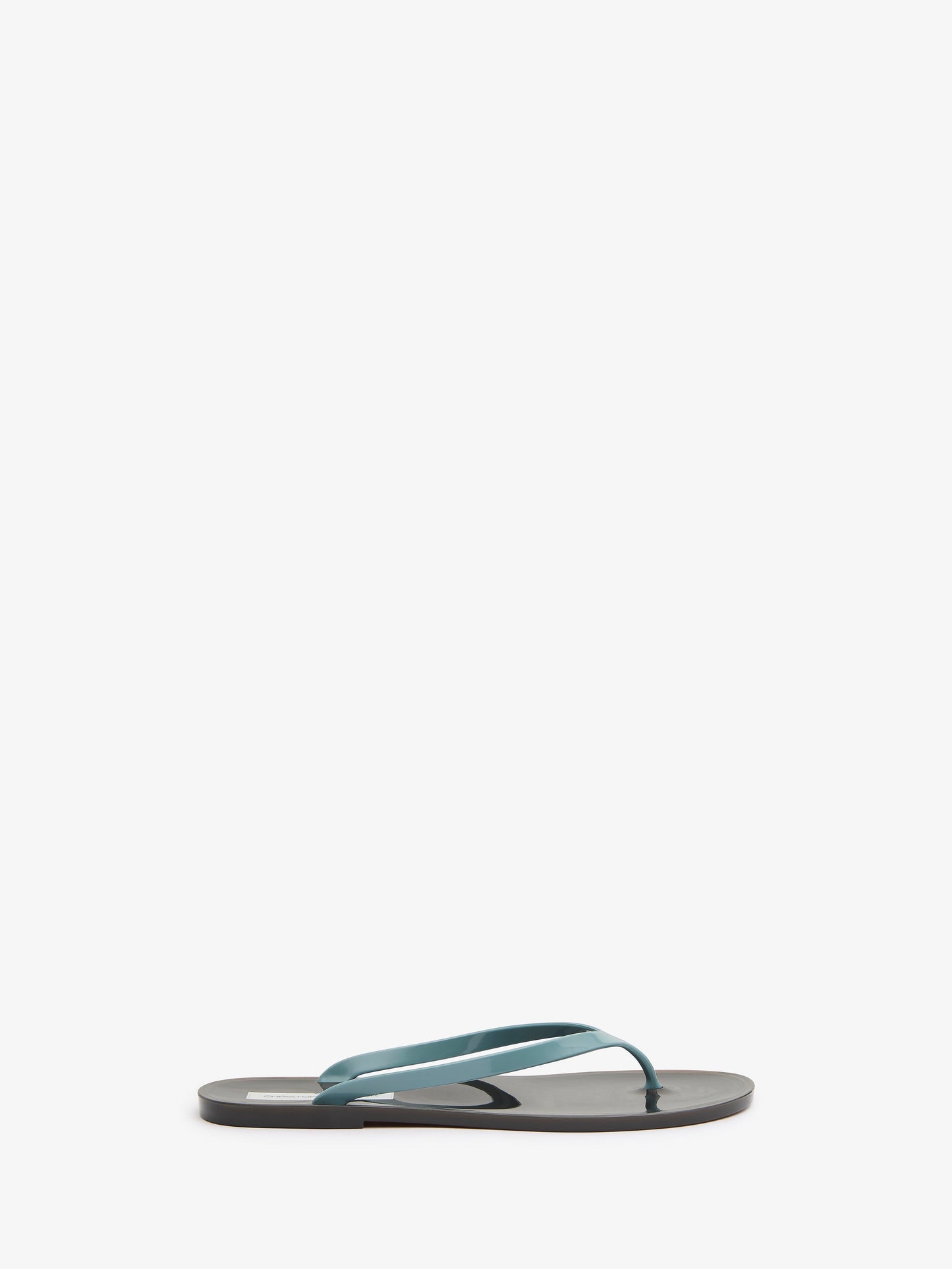 Image of Sandals. Product name - Jo Flip Flop in Aqua colour by brand - CHRISTOPHER ESBER