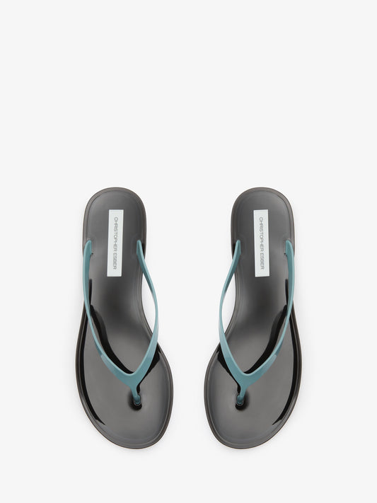 CHRISTOPHER ESBER Jo Flip Flop (Aqua)