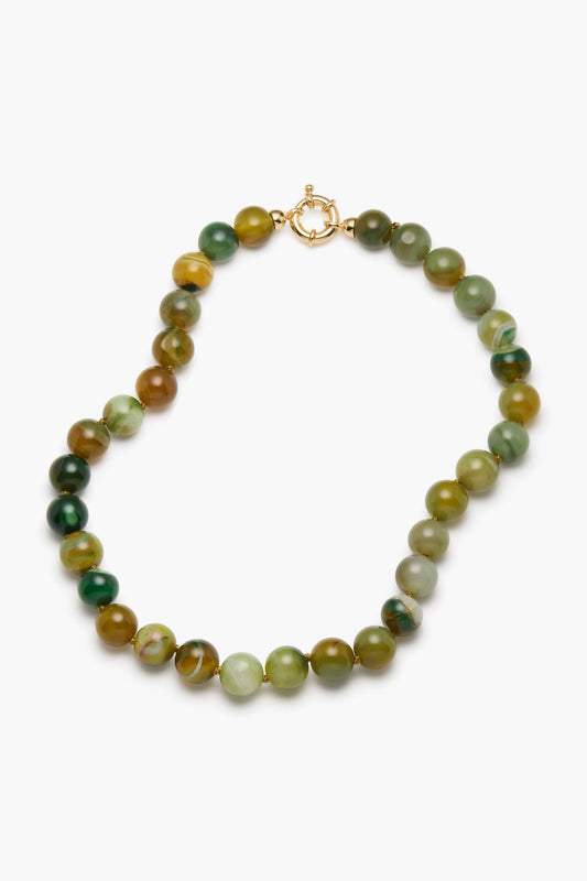 Image of Necklaces. Product name - Tuscany Necklace Chartreuse in colour by brand - Reliquia Jewellery