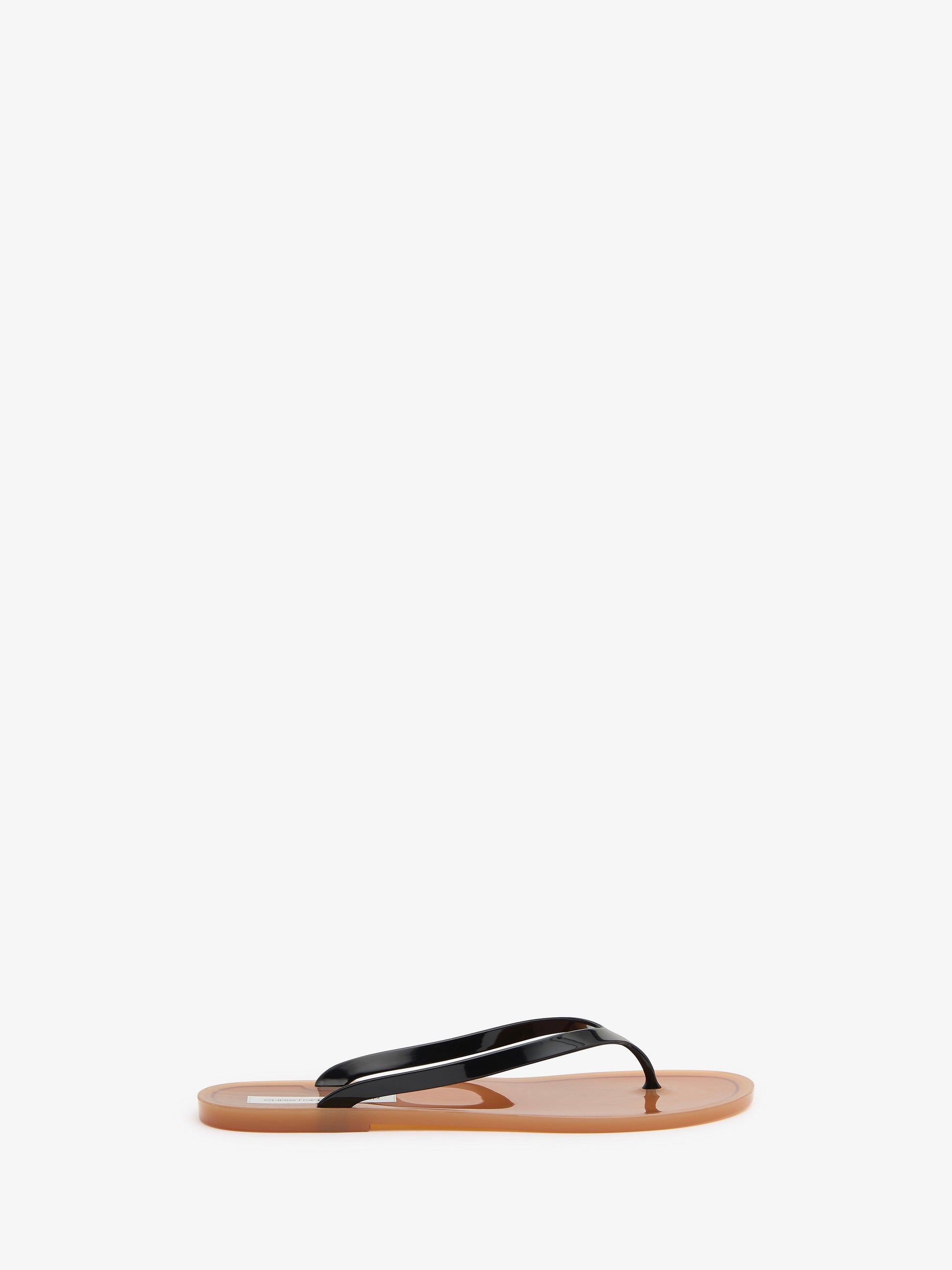 Image of Sandals. Product name - Jo Flip Flop in Black colour by brand - CHRISTOPHER ESBER