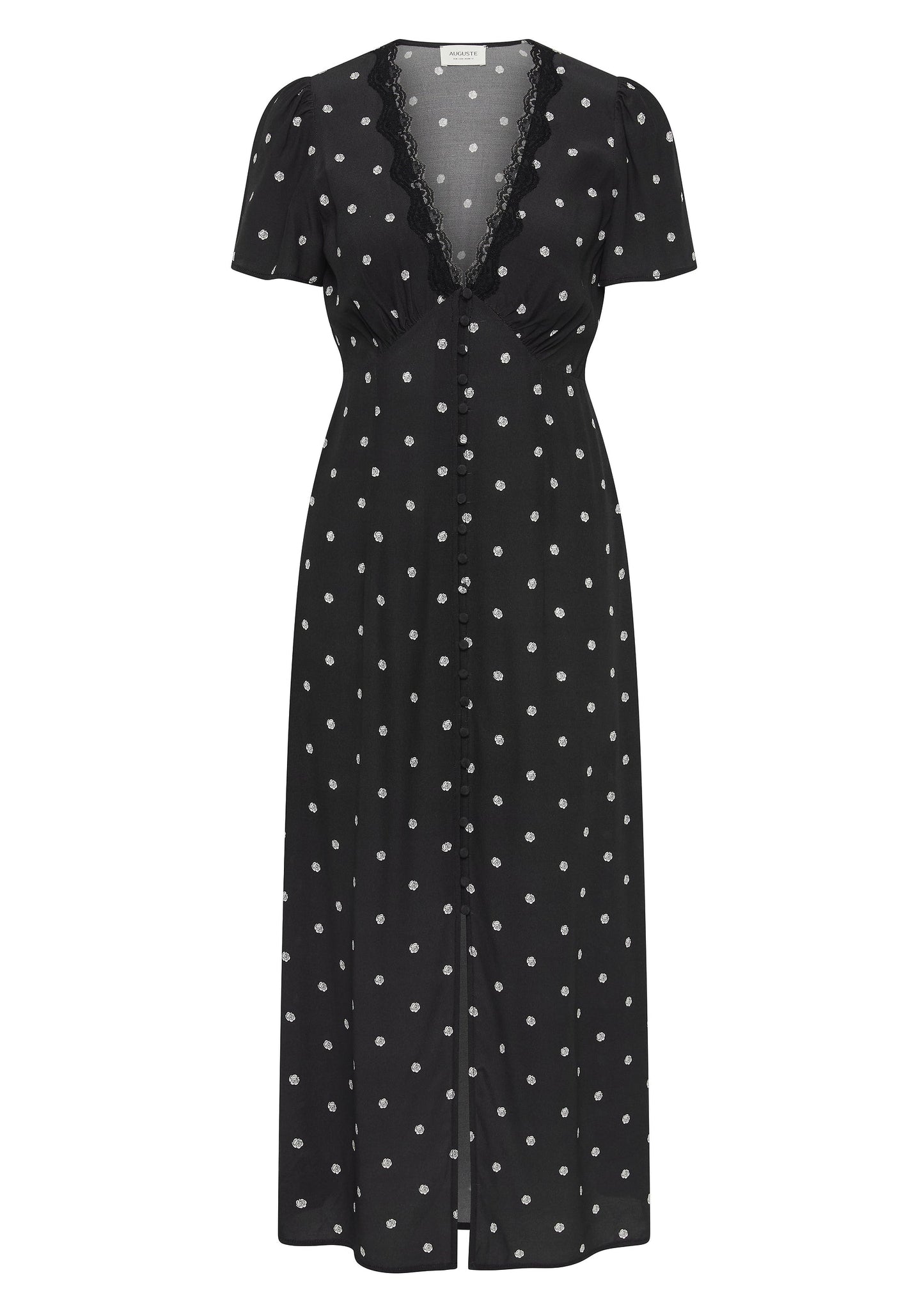 Auguste The Label Maureen Midi Dress (Black)