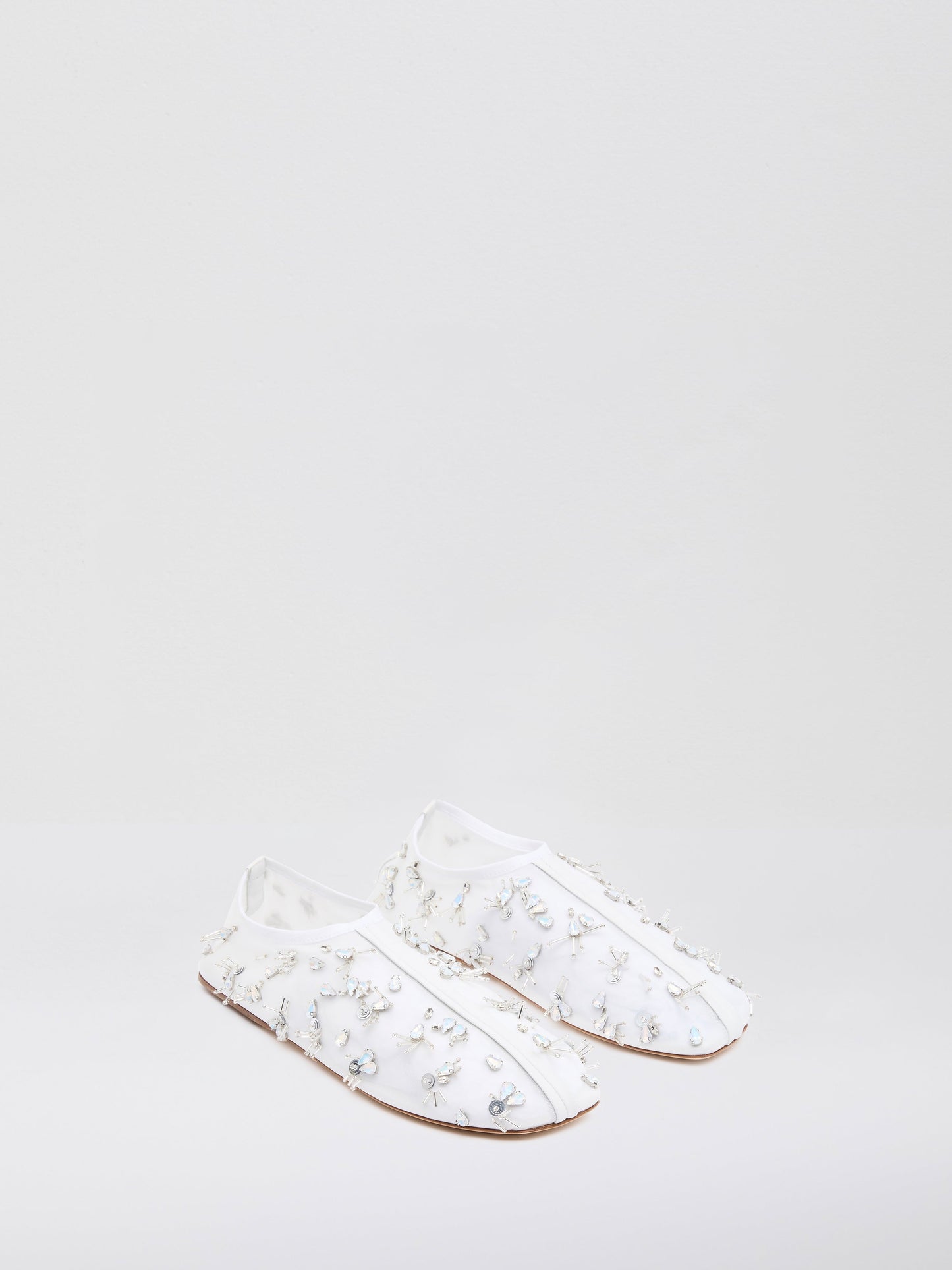 Christopher Esber Frosted Beaded Mesh (Flat)