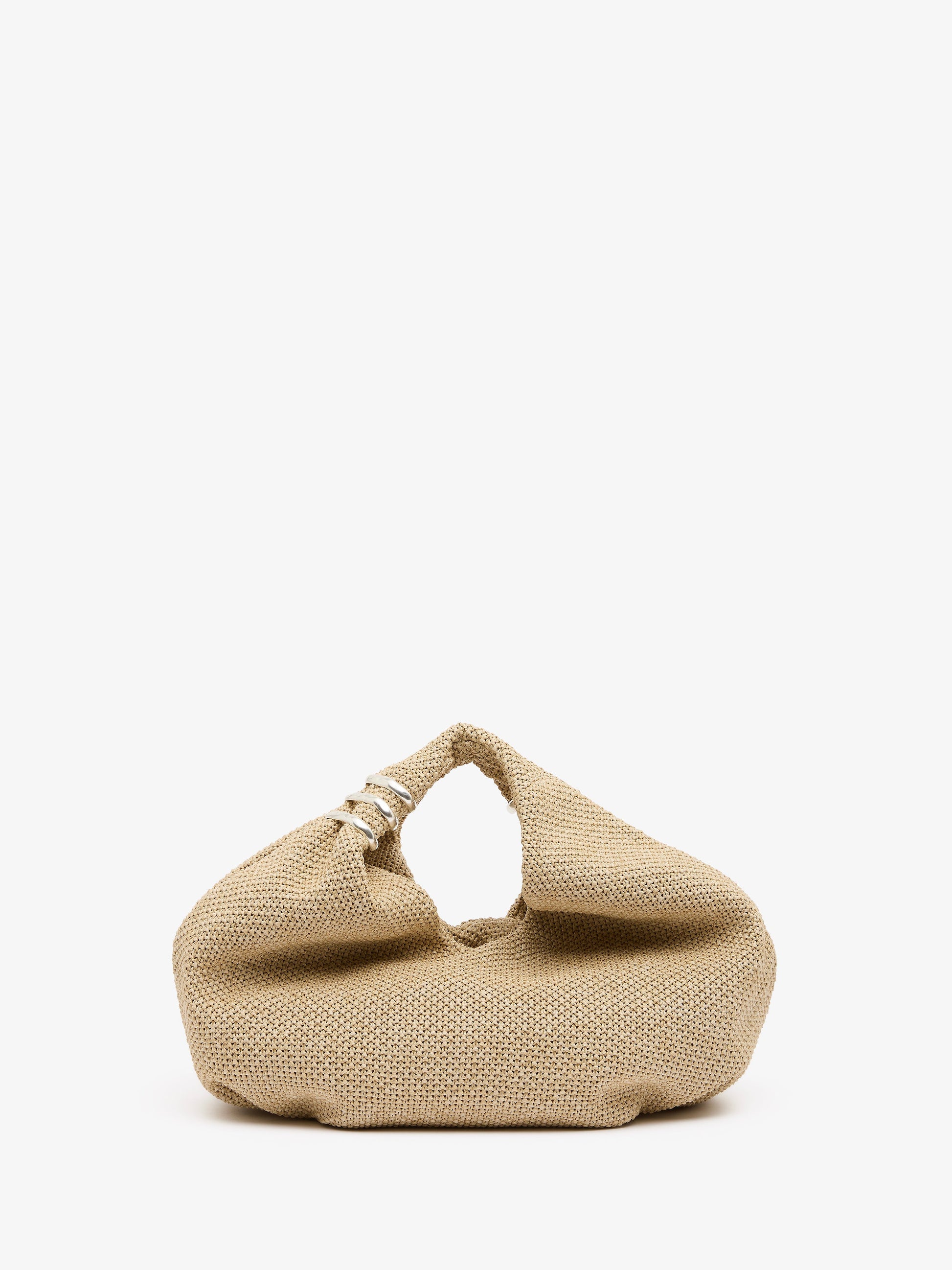 Image of Bags. Product name - Deia Raffia Mini Tote in Natural colour by brand - CHRISTOPHER ESBER