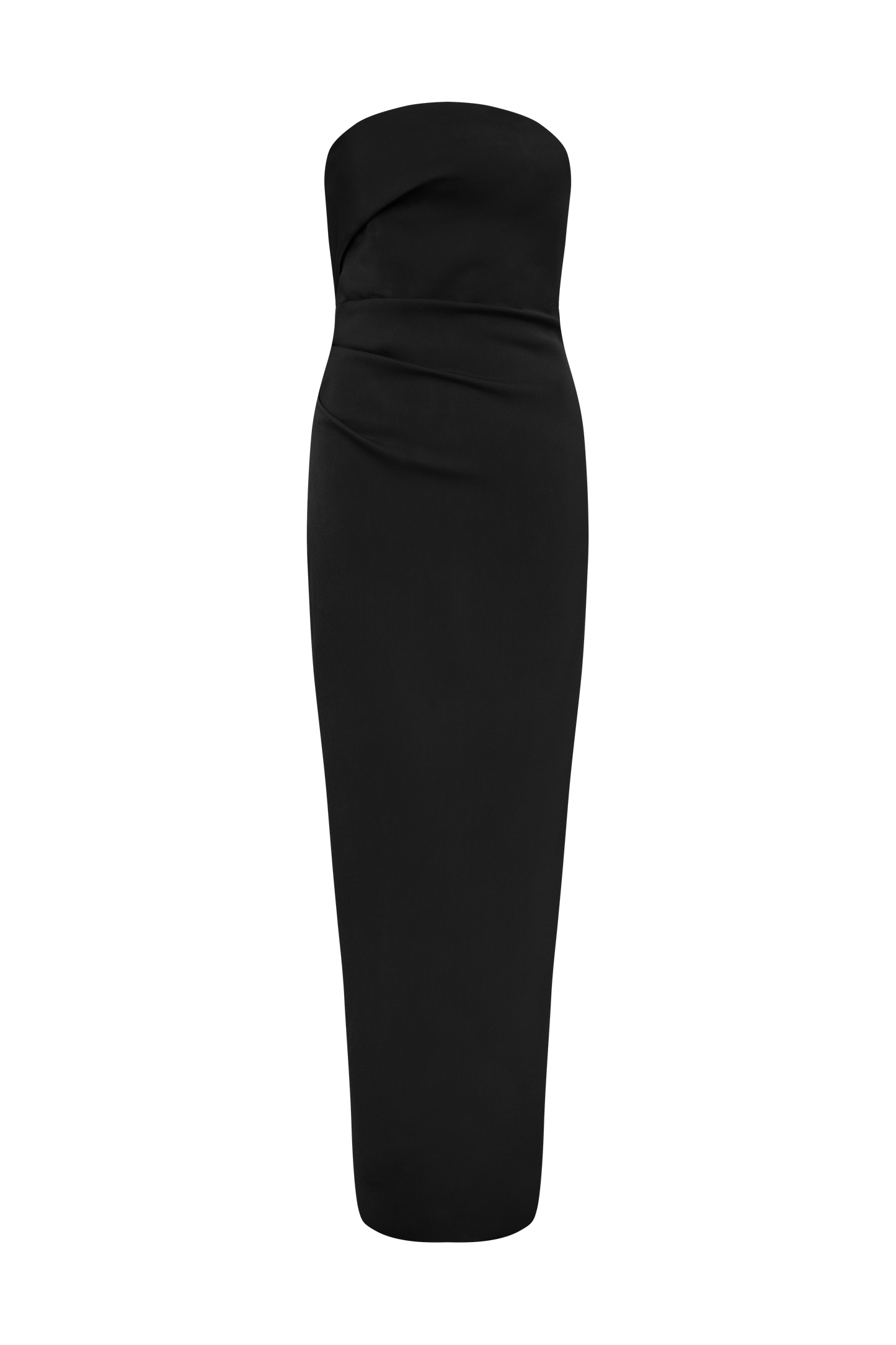 Fast Forward Strapless Dress (Black)