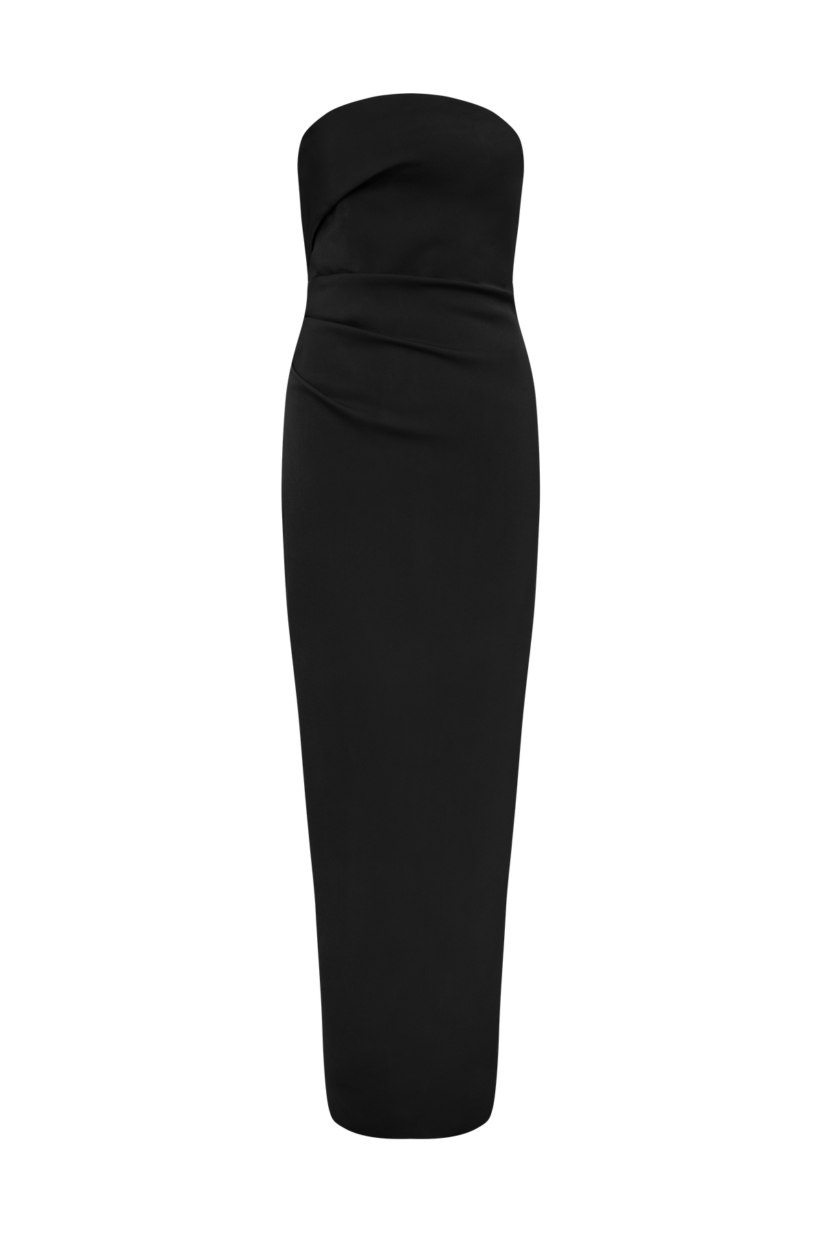 Fast Forward Strapless Dress (Black)