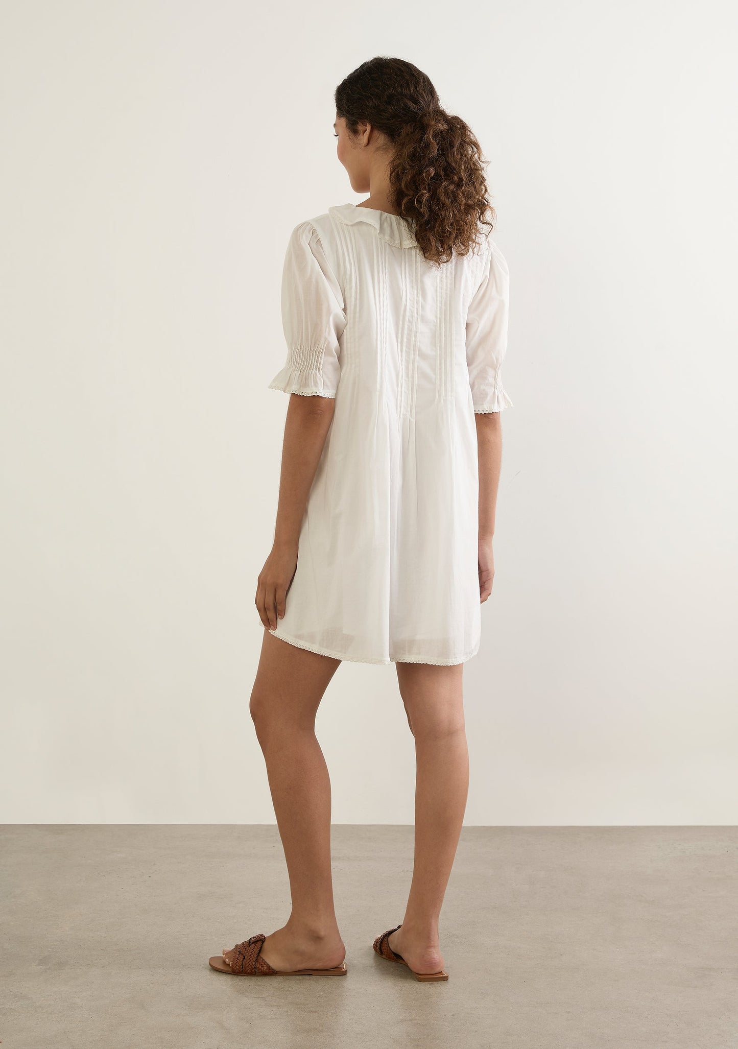 Auguste The Label Rafael Mini Dress (White)