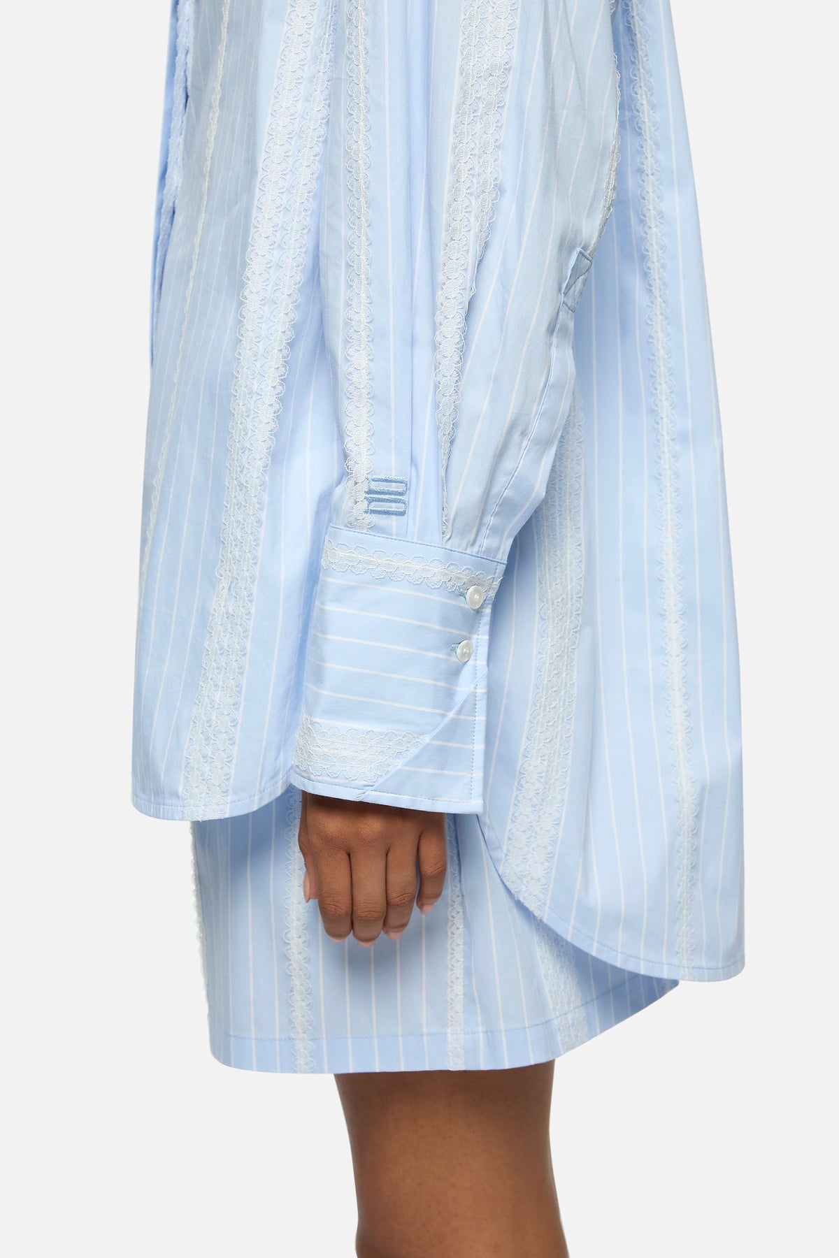 Blanca Studio Bronte Lace Shirt Preorder (Blue)