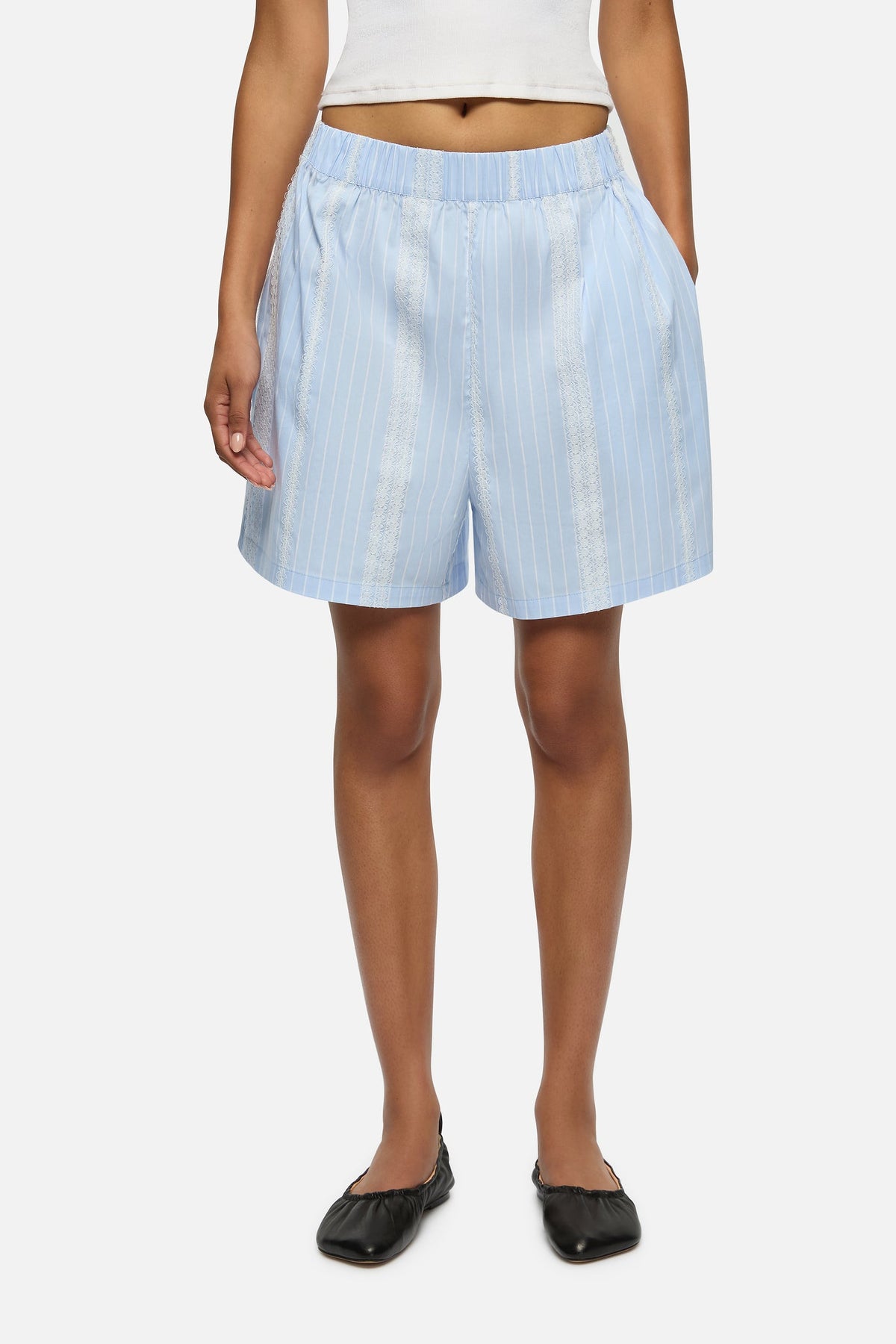 Blanca Studio Bronte Lace Shorts Preorder (Blue)