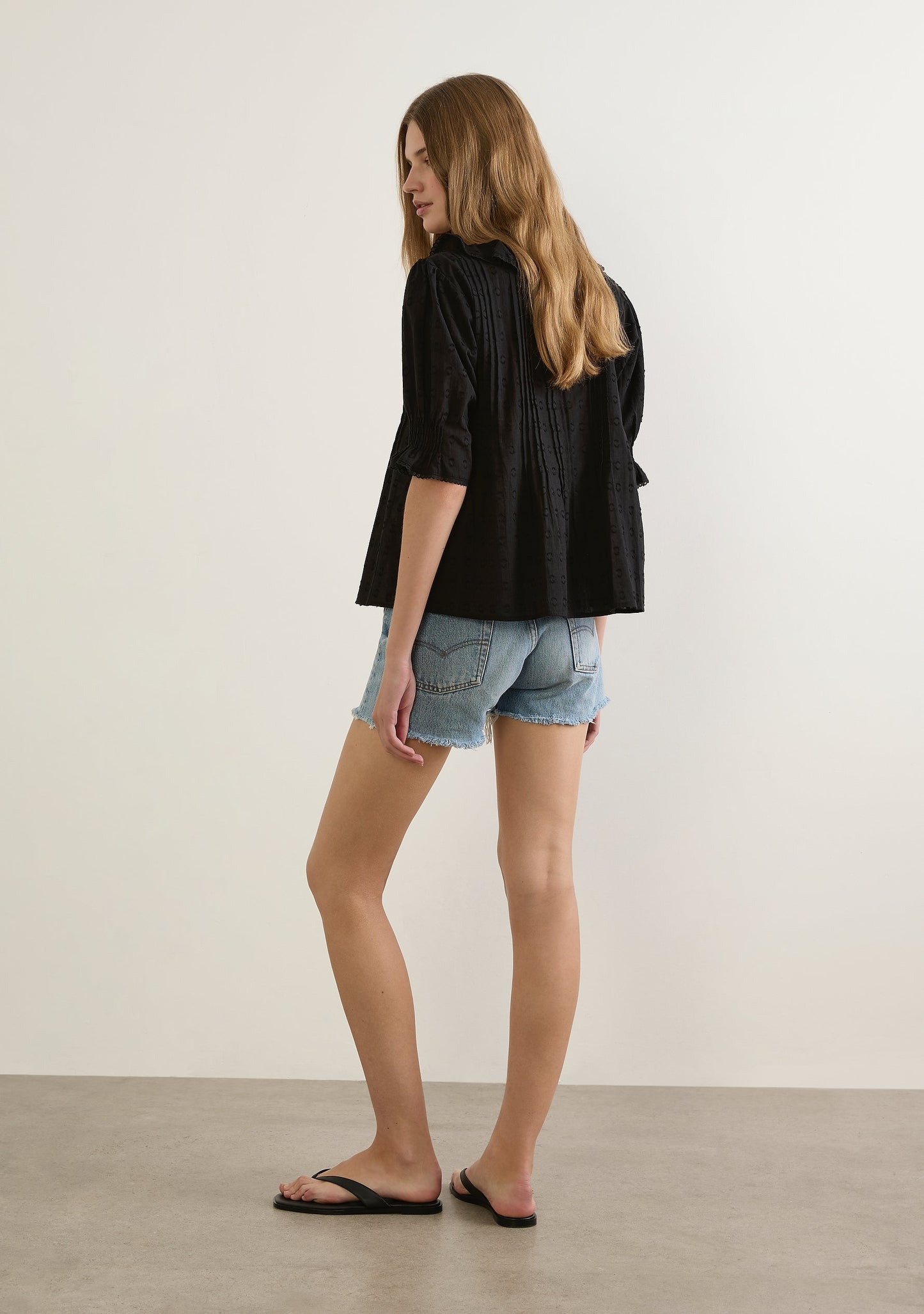 Auguste The Label Rafael Blouse (Black)