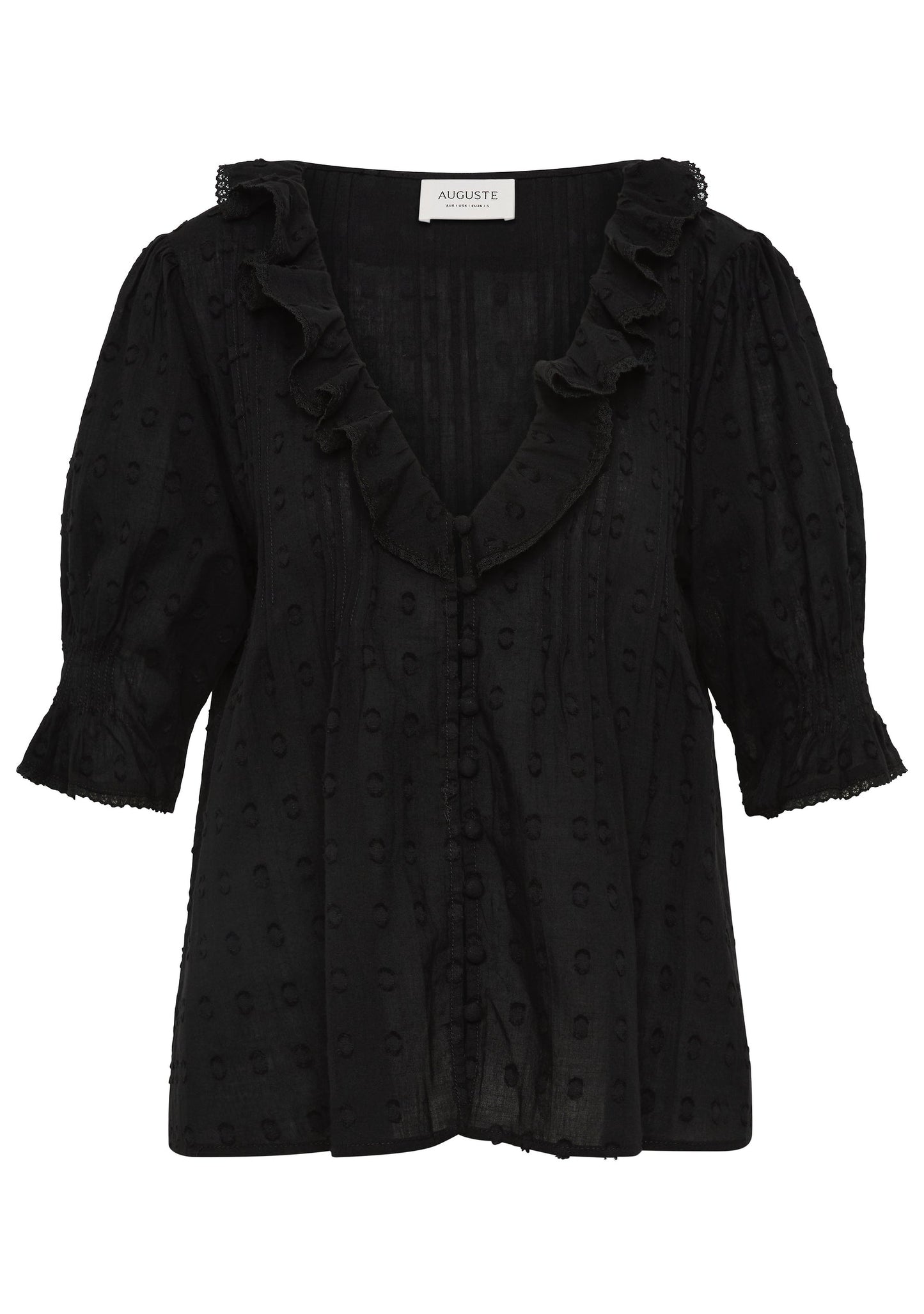 Auguste The Label Rafael Blouse (Black)