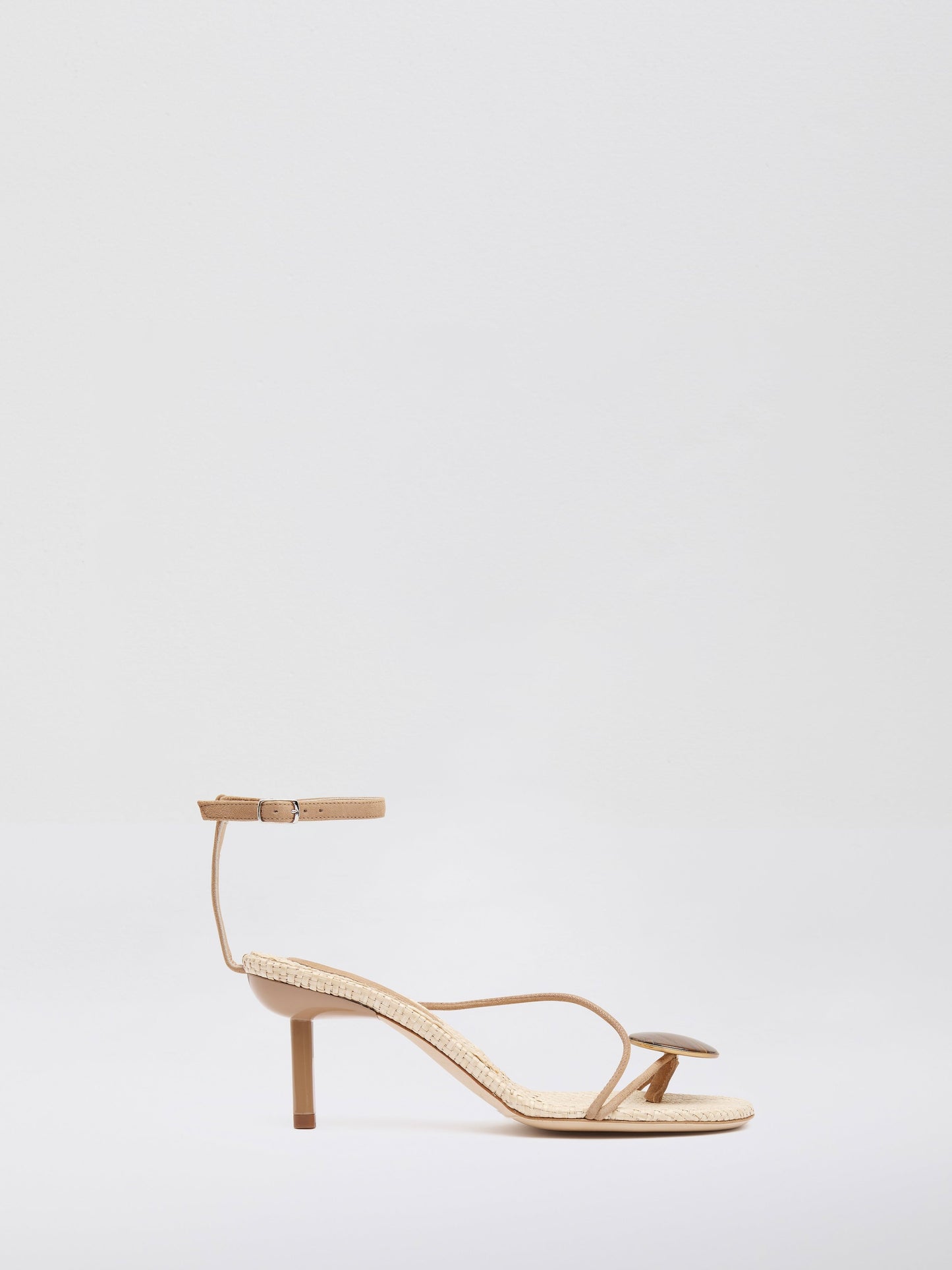 Christopher Esber Doma Stoned Raffia Heel (Eye)
