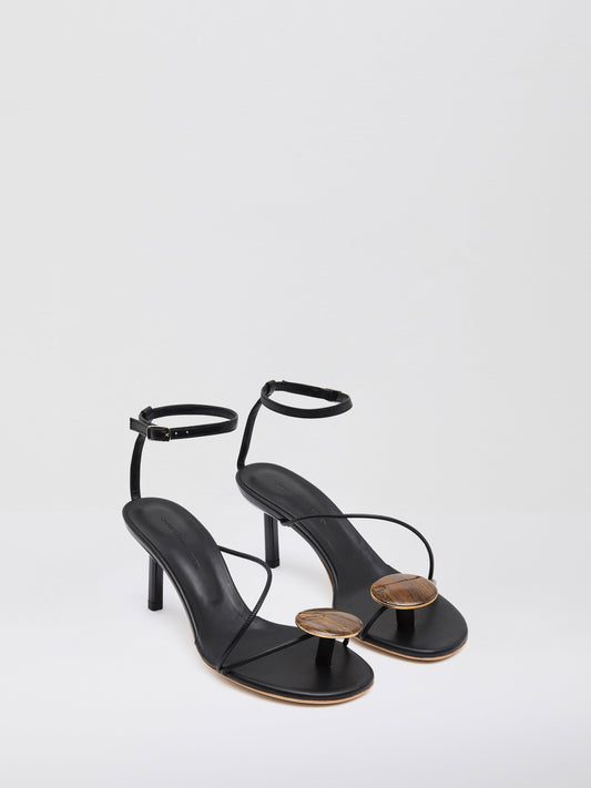 Image of Heels. Productname: Christopher Esber Doma Stoned Heel in Eye colour by brand - Christopher Esber