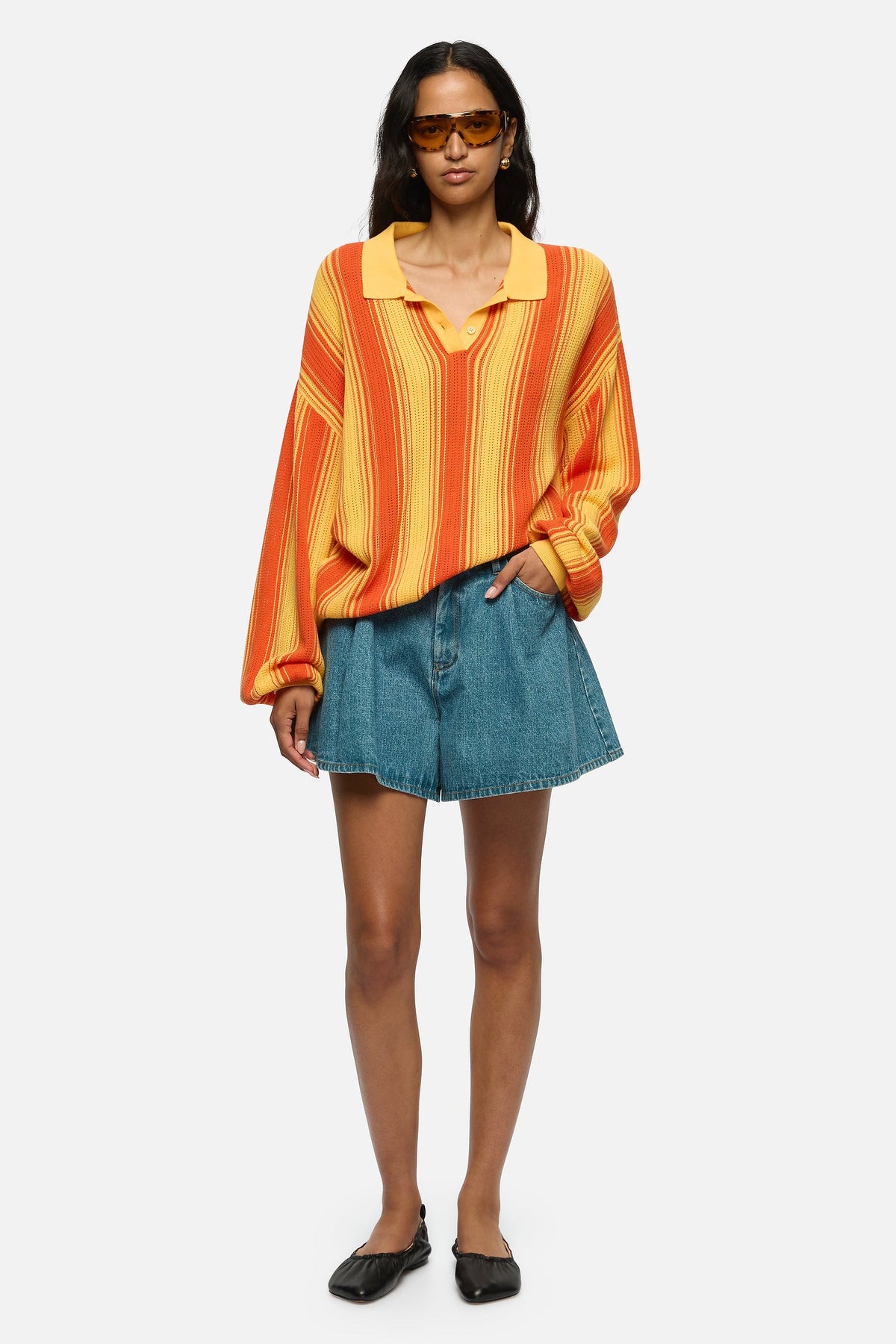Blanca Studio Odette Sweater Preorder (Tangerine)