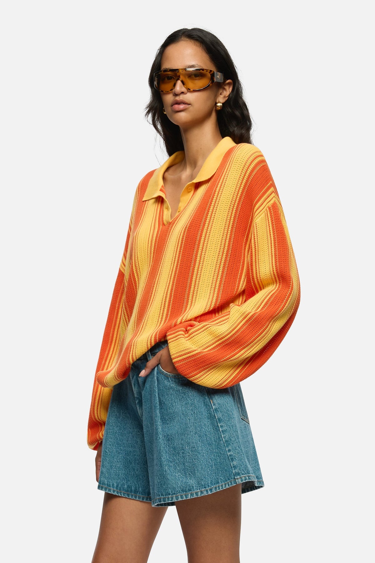 Blanca Studio Odette Sweater Preorder (Tangerine)