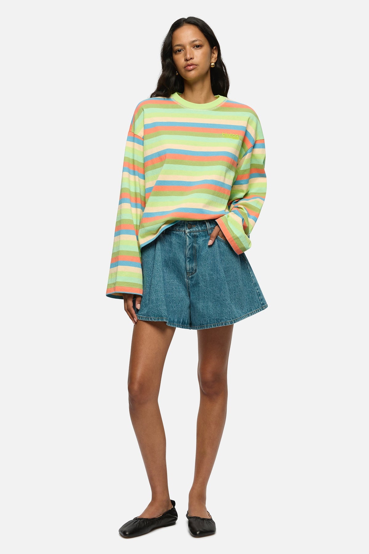 Blanca Studio Julienne Shorts Preorder (Blue)