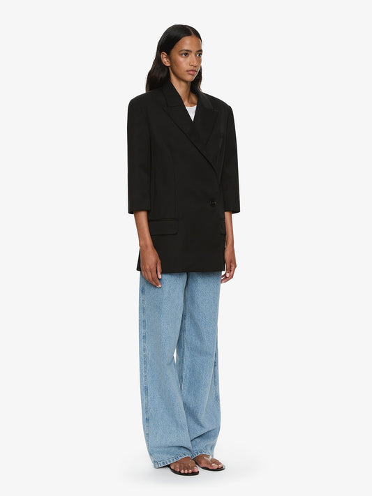 CHRISTOPHER ESBER Didion Tailored Crop Sleeve Blazer (Black)