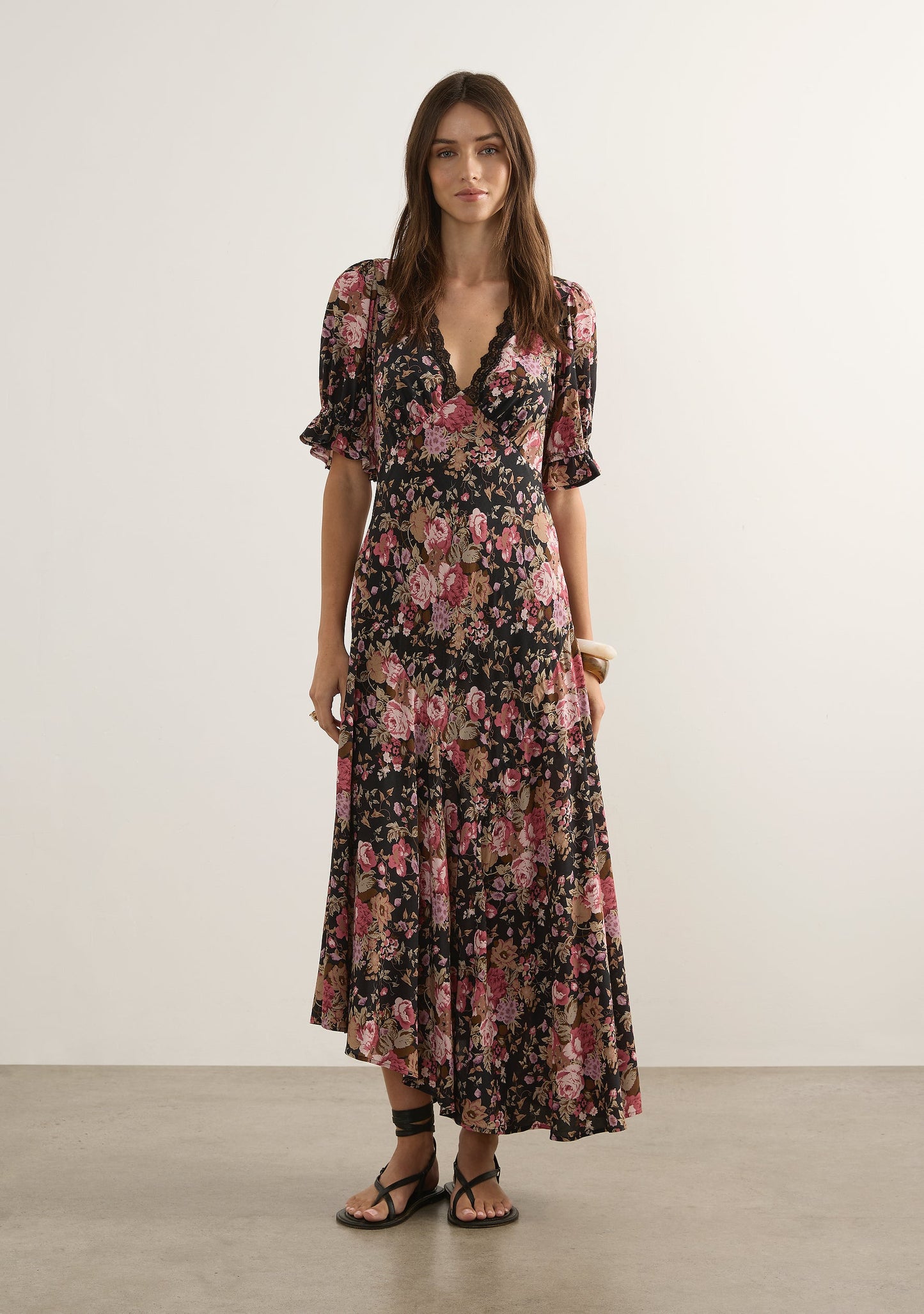 Auguste The Label Jacinda Midi Dress (Black)