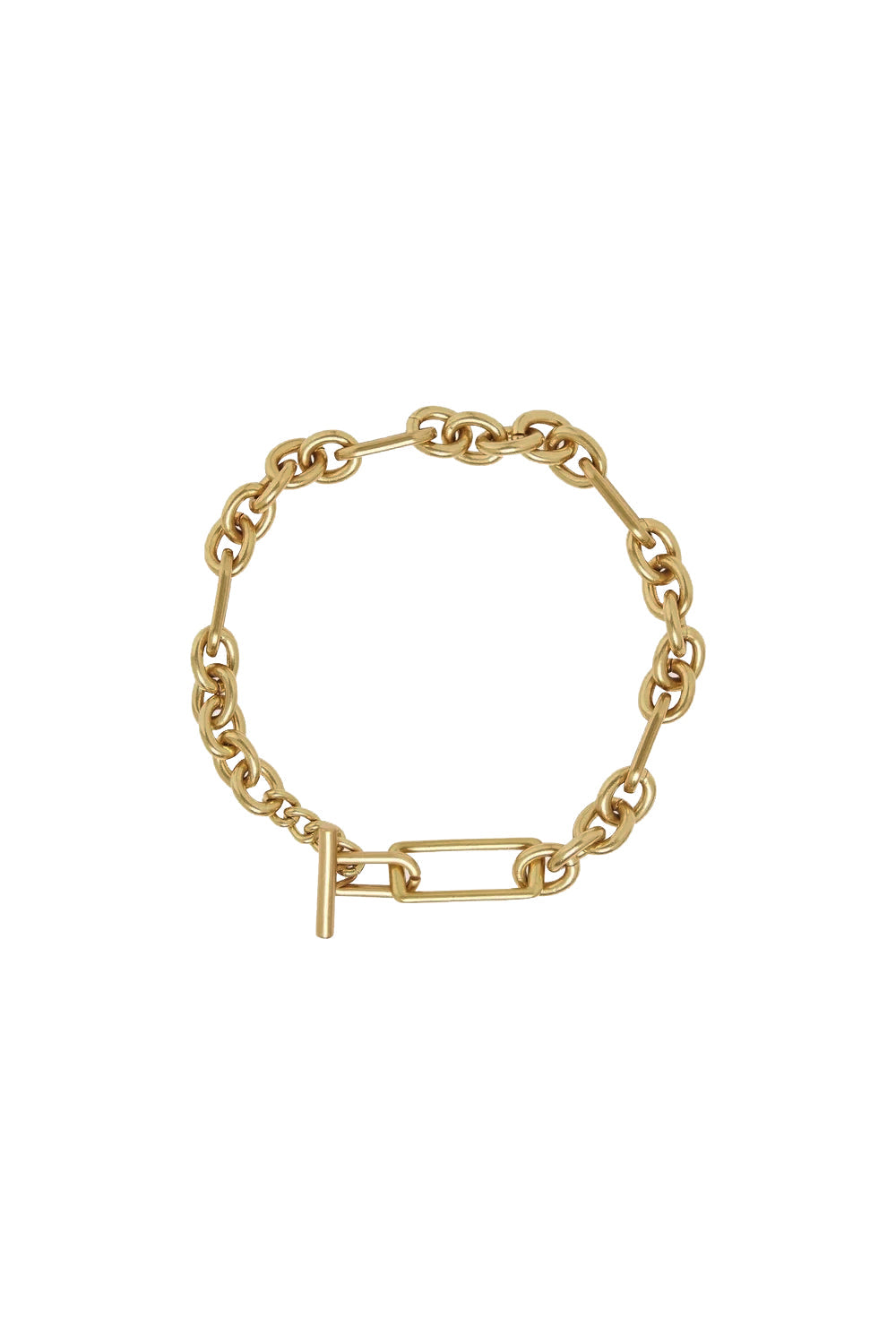 Fob Chain Necklace (Brass)