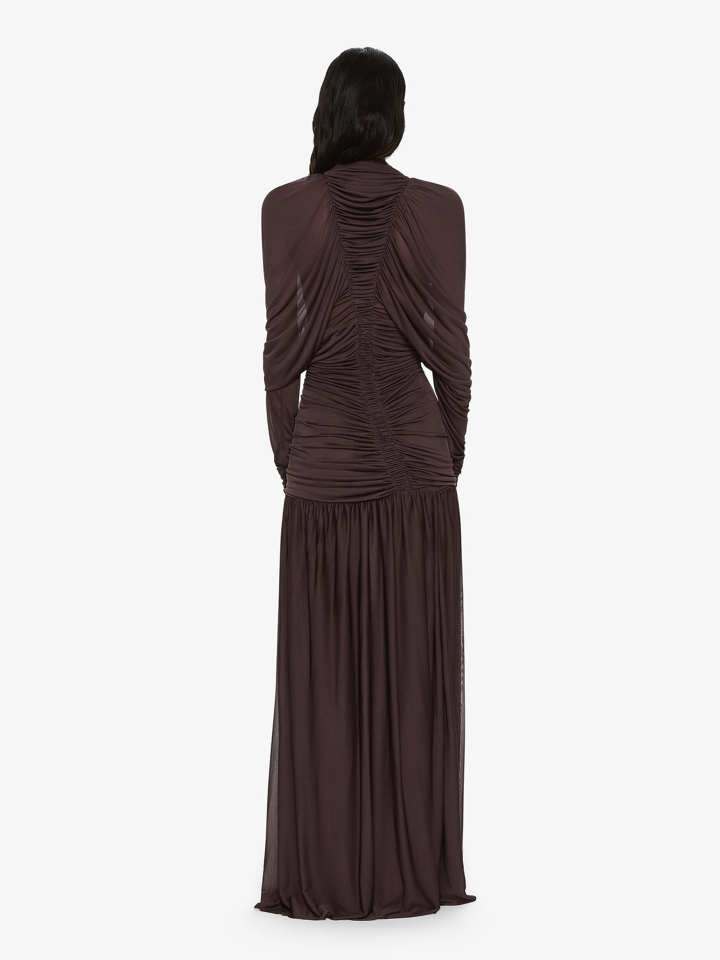 CHRISTOPHER ESBER Orion Long Sleeve Gown (Malbec)