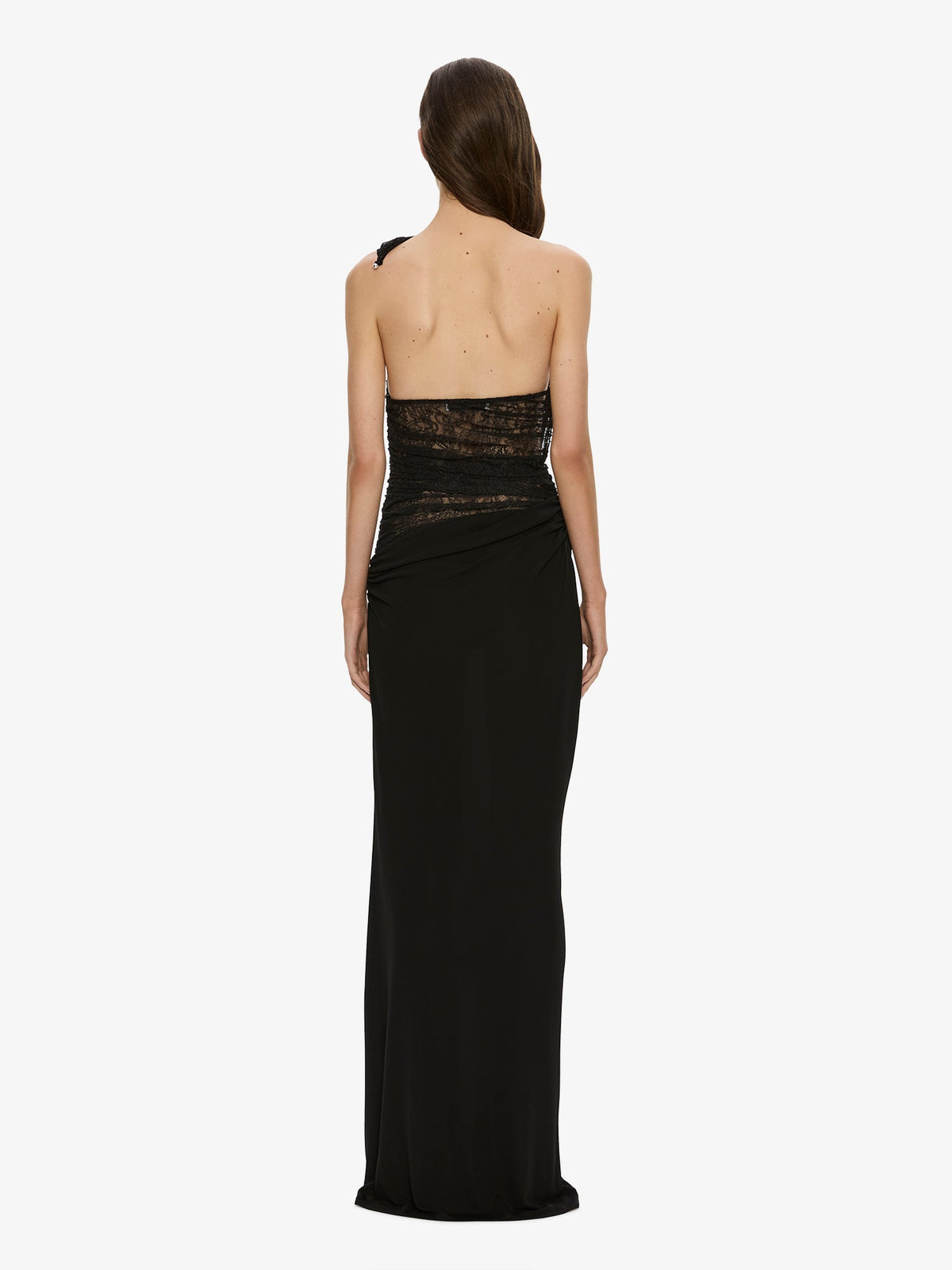 CHRISTOPHER ESBER Concave Wired Lace Gown (Black)