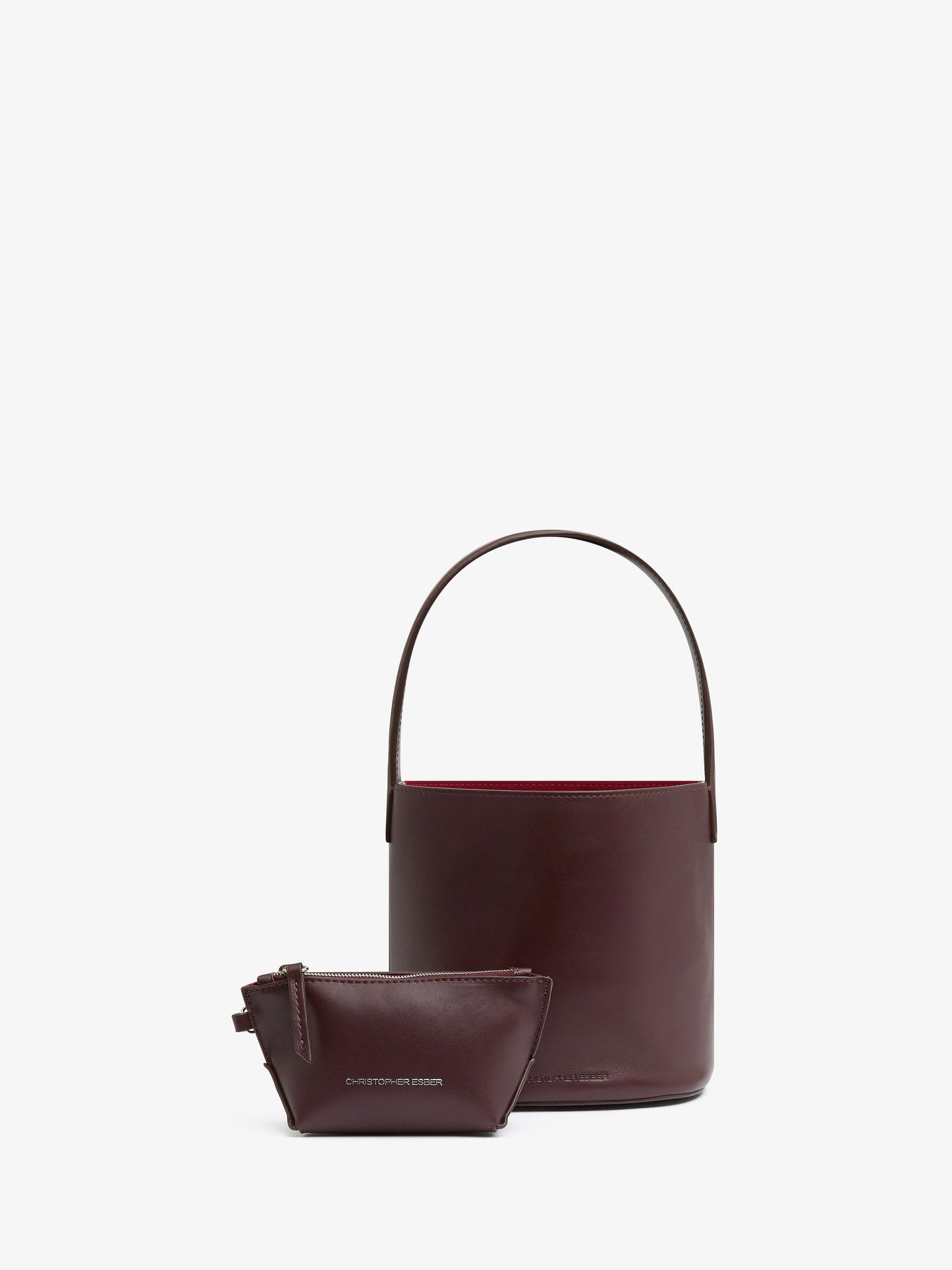 CHRISTOPHER ESBER Baja Leather Bag (Maroon)