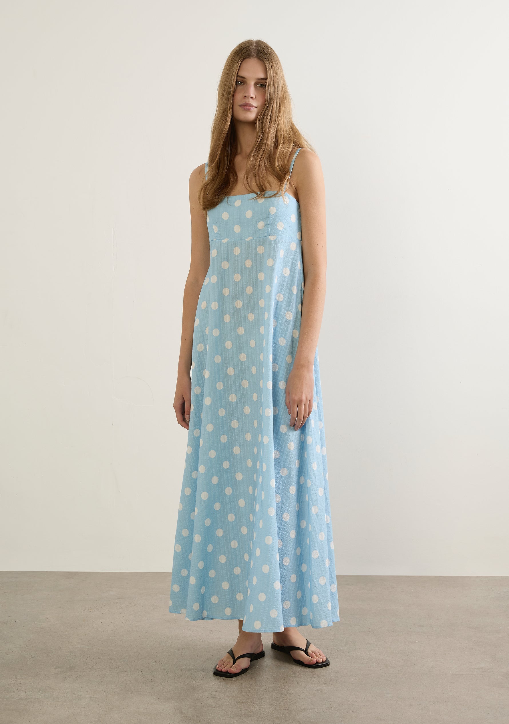 Image of Dresses. Productname: Auguste The Label Ilse Maxi Dress in Blue colour by brand - Auguste The Label