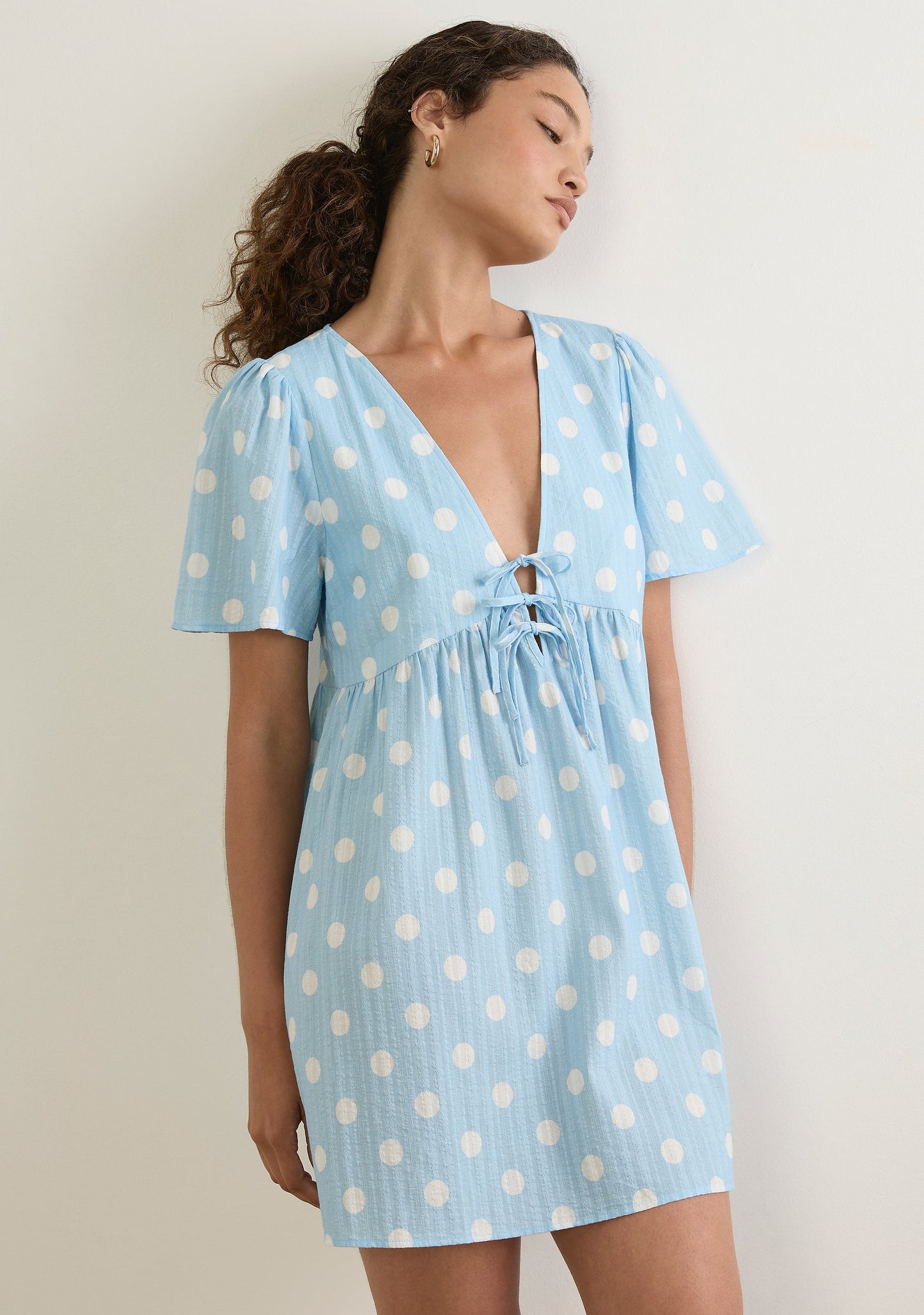 Auguste The Label Valentina Mini Dress (Blue)