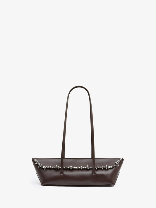 Image of Bags. Productname: CHRISTOPHER ESBER Gondola Pierced Mini Tote in Carob colour by brand - CHRISTOPHER ESBER