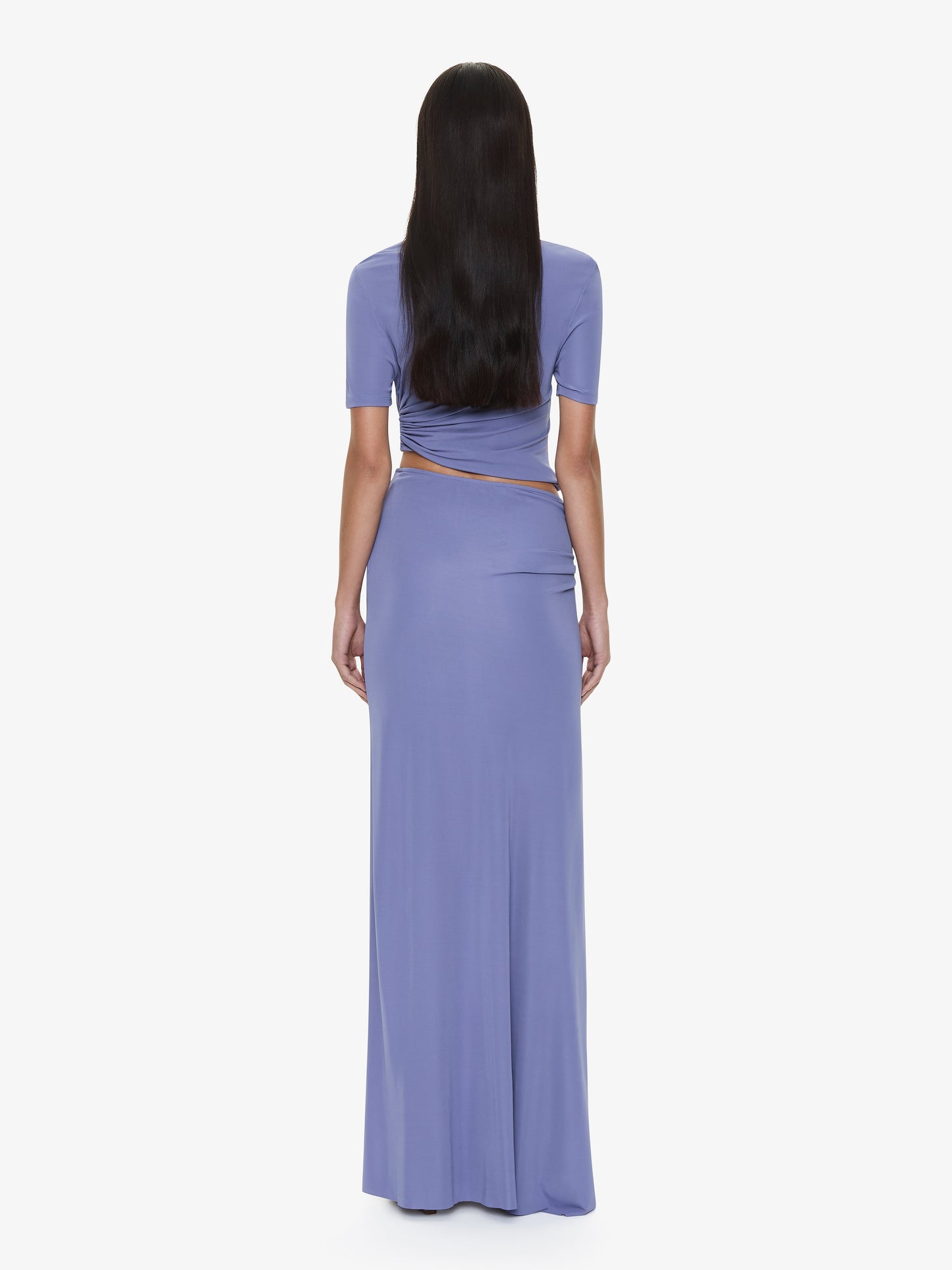CHRISTOPHER ESBER Bezel Quartz Cascade Skirt (Purple)