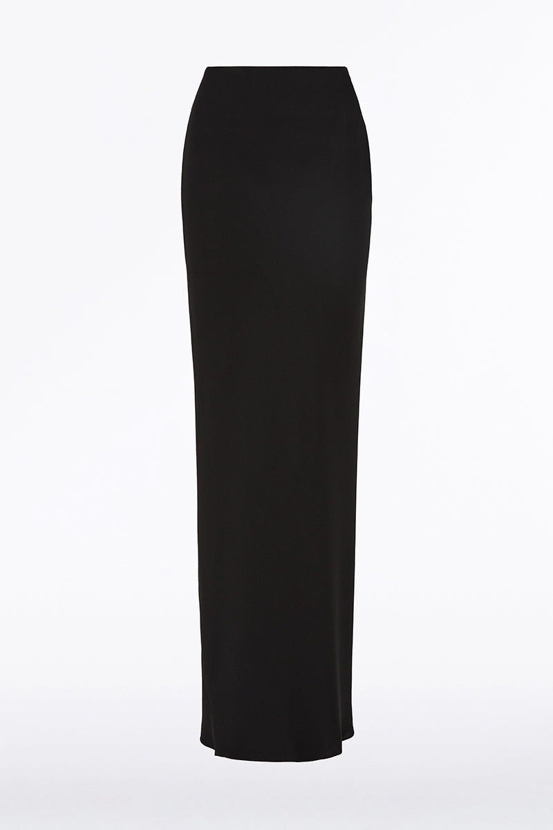 Carla Zampatti Crepe Bias Skirt (Black)