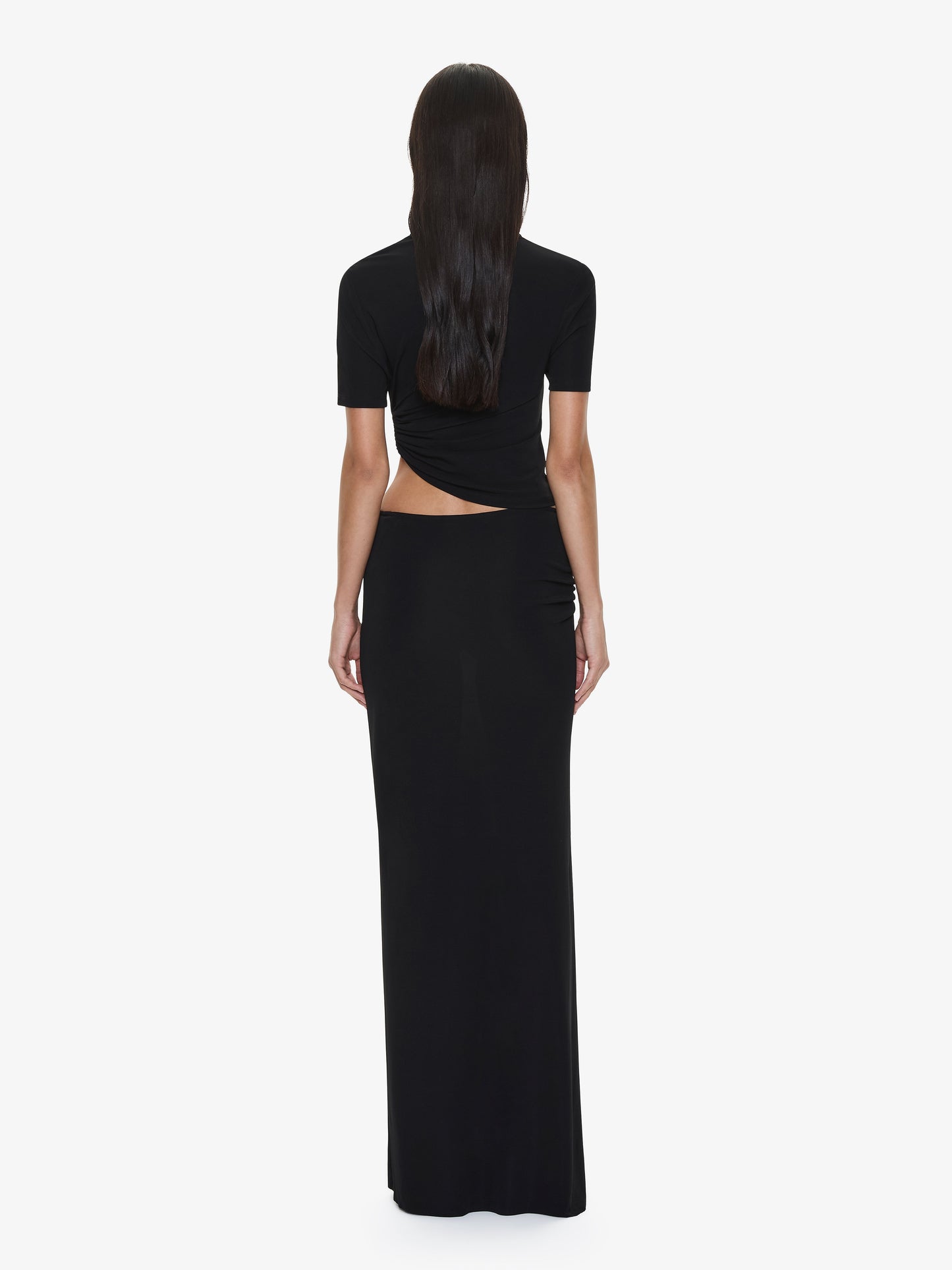 CHRISTOPHER ESBER Bezel Quartz Cascade Skirt (Black)