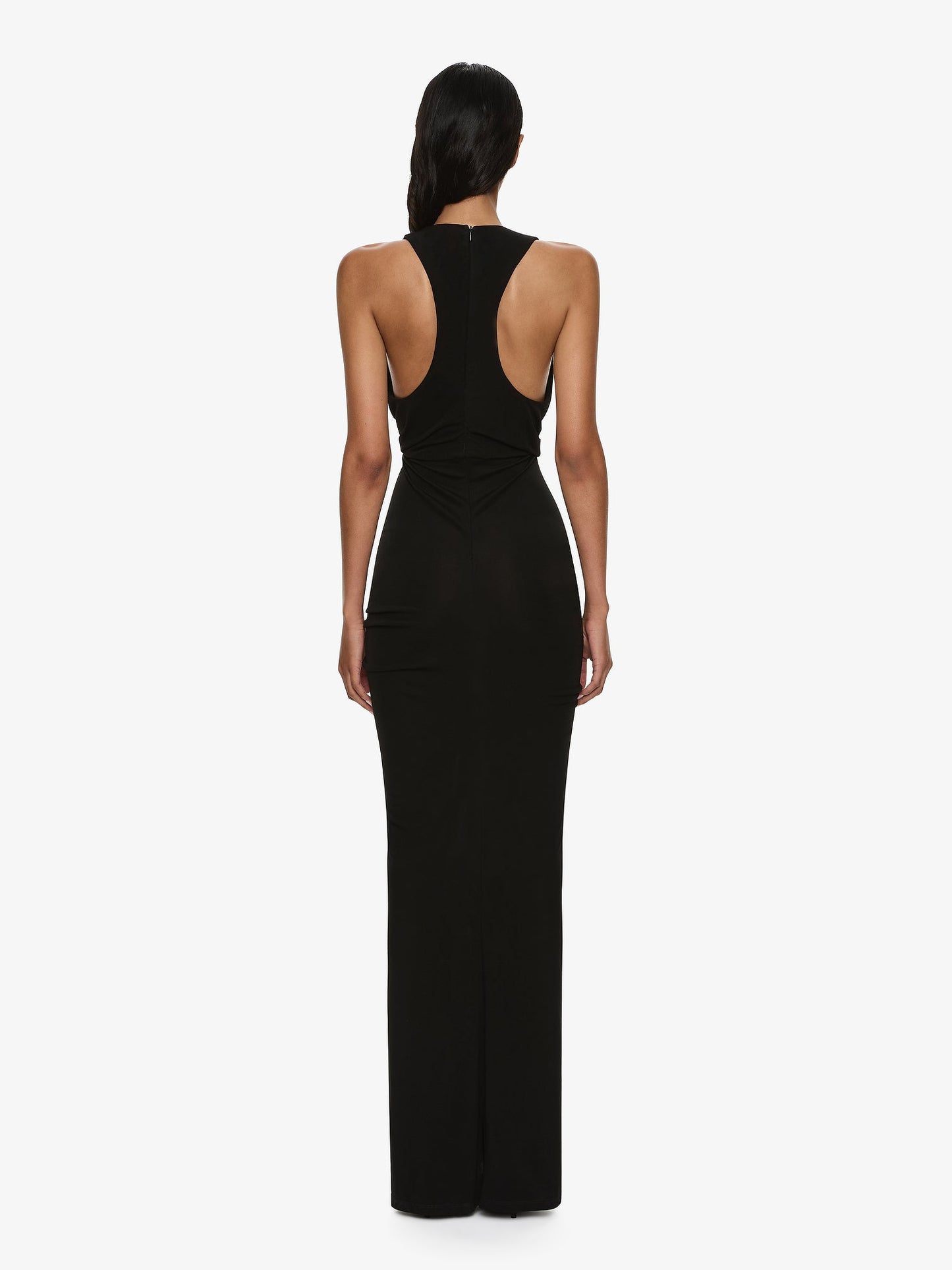 Christopher Esber Vivenda Drape Front Dress (Black)
